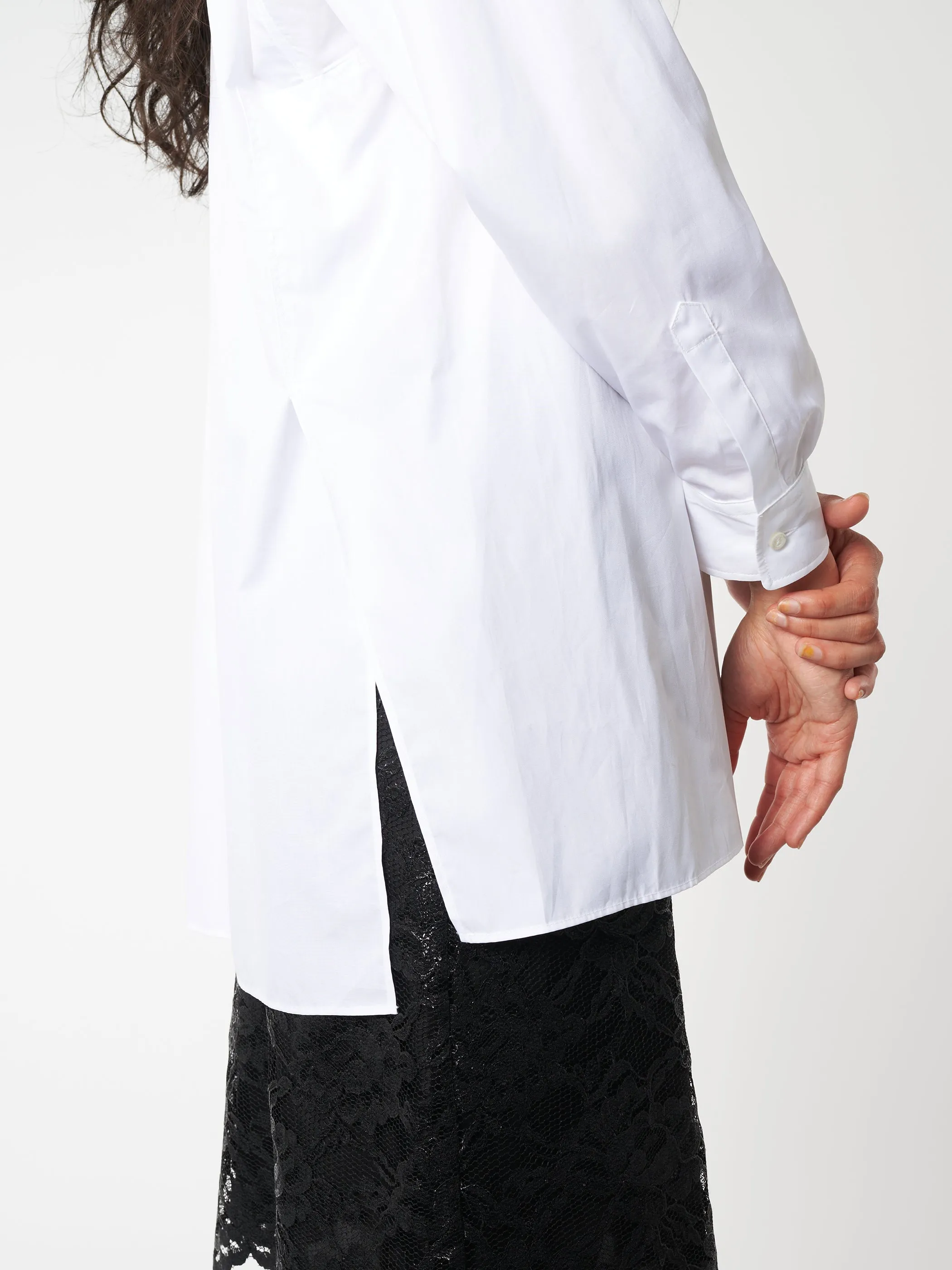 Cotton Poplin Loose Fit Shirt sold by gravitypope product image thumbnail 5