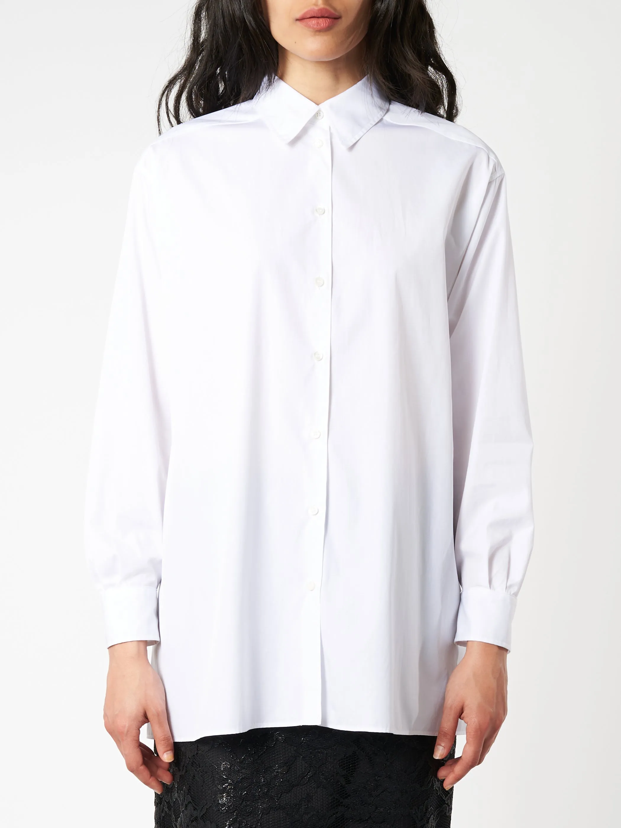 Cotton Poplin Loose Fit Shirt sold by gravitypope
