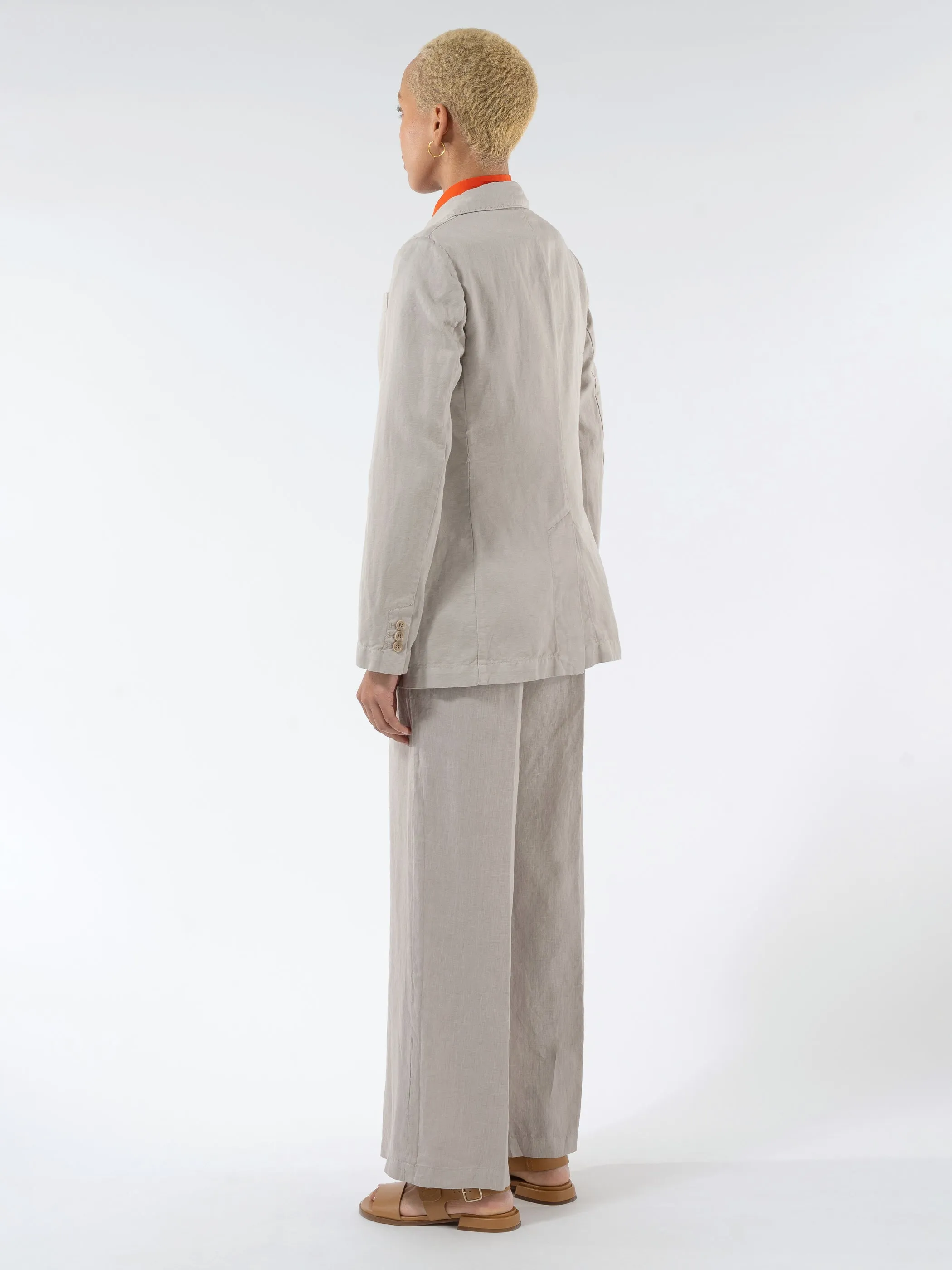 Double-Breasted Gabardine Blazer sold by gravitypope product image thumbnail 3