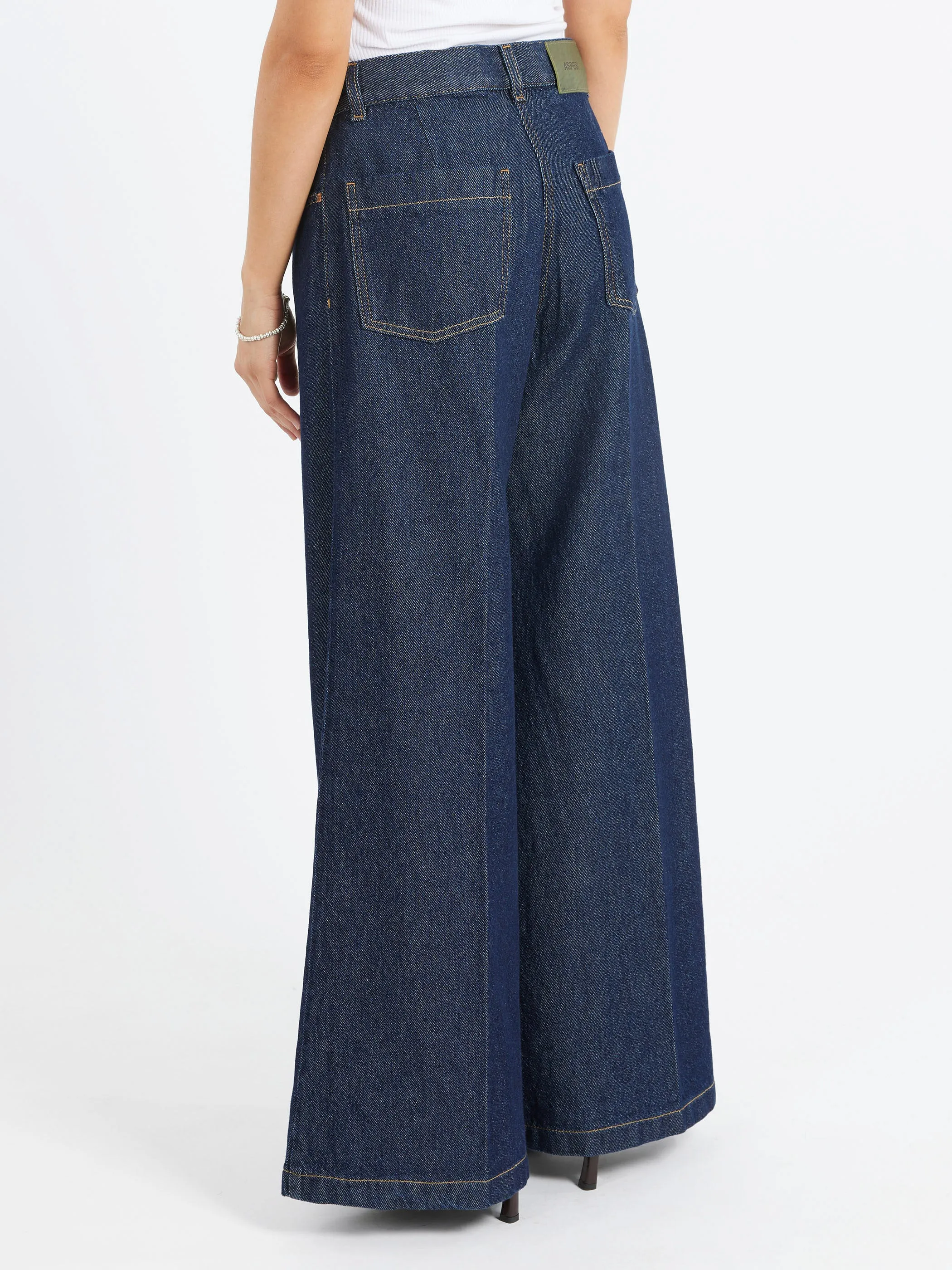Wide Leg Flared Jeans sold by gravitypope product image thumbnail 3