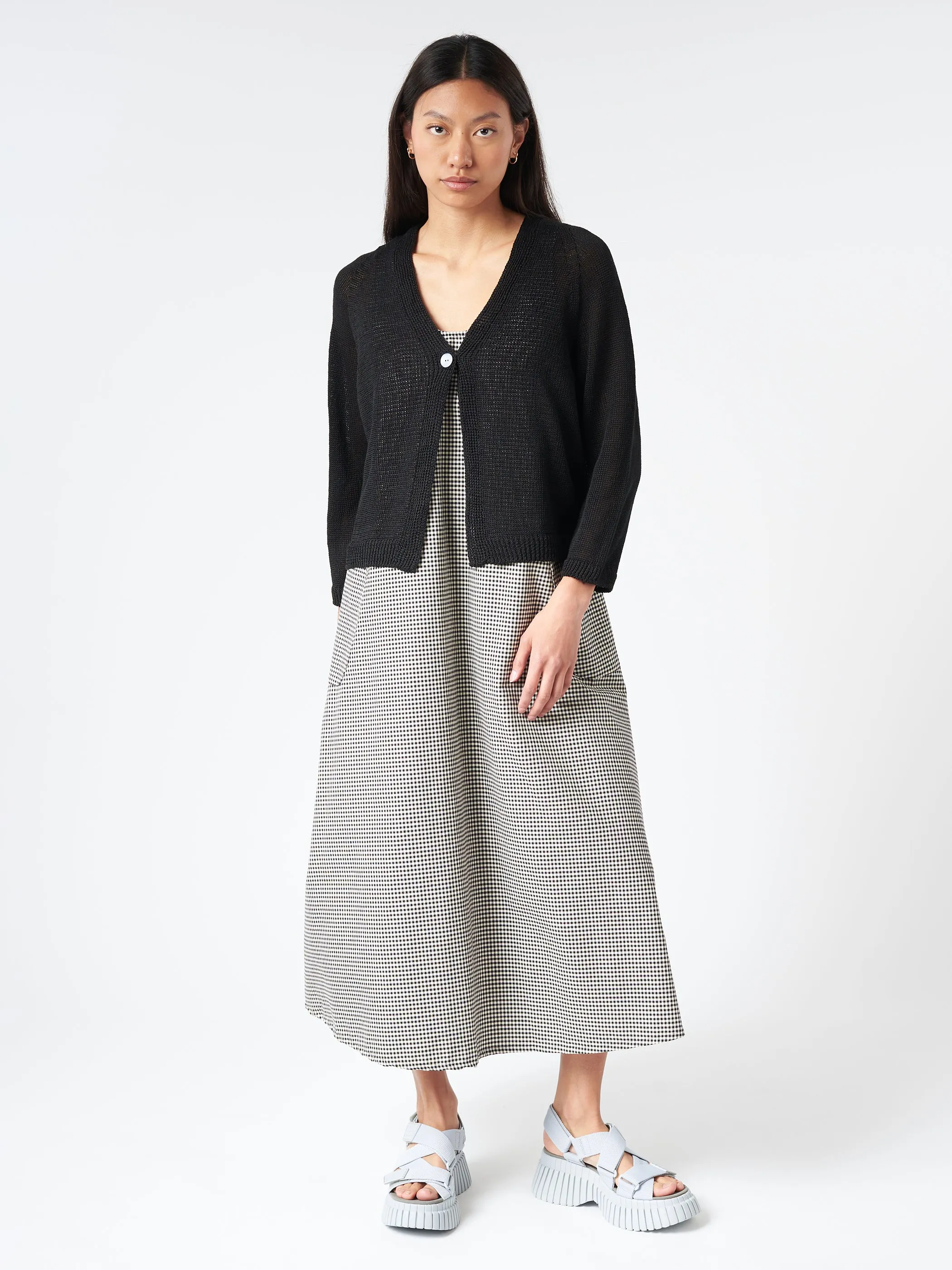 Linen Knit Cardigan sold by gravitypope product image thumbnail 2
