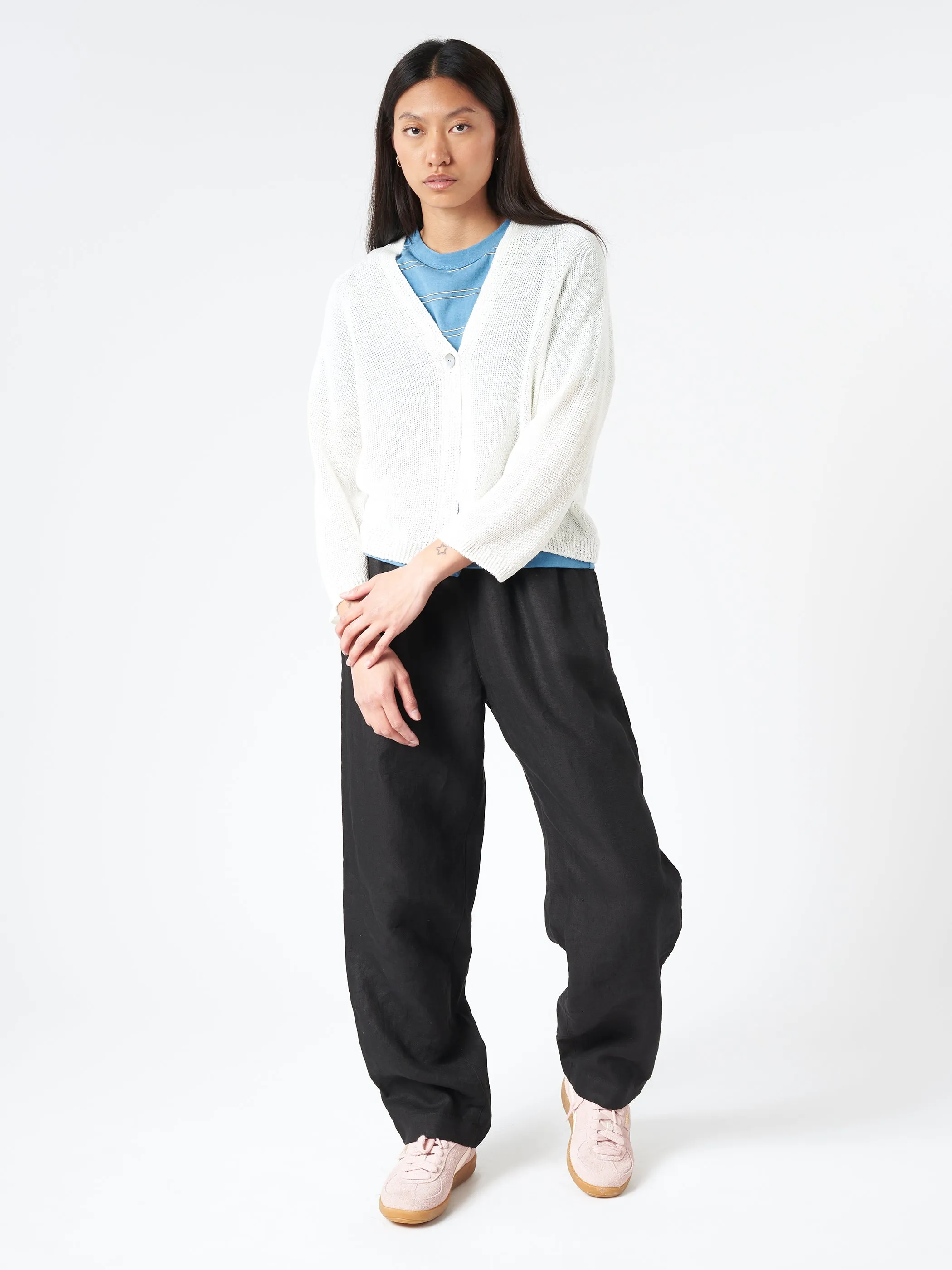 Linen Knit Cardigan sold by gravitypope product image thumbnail 2