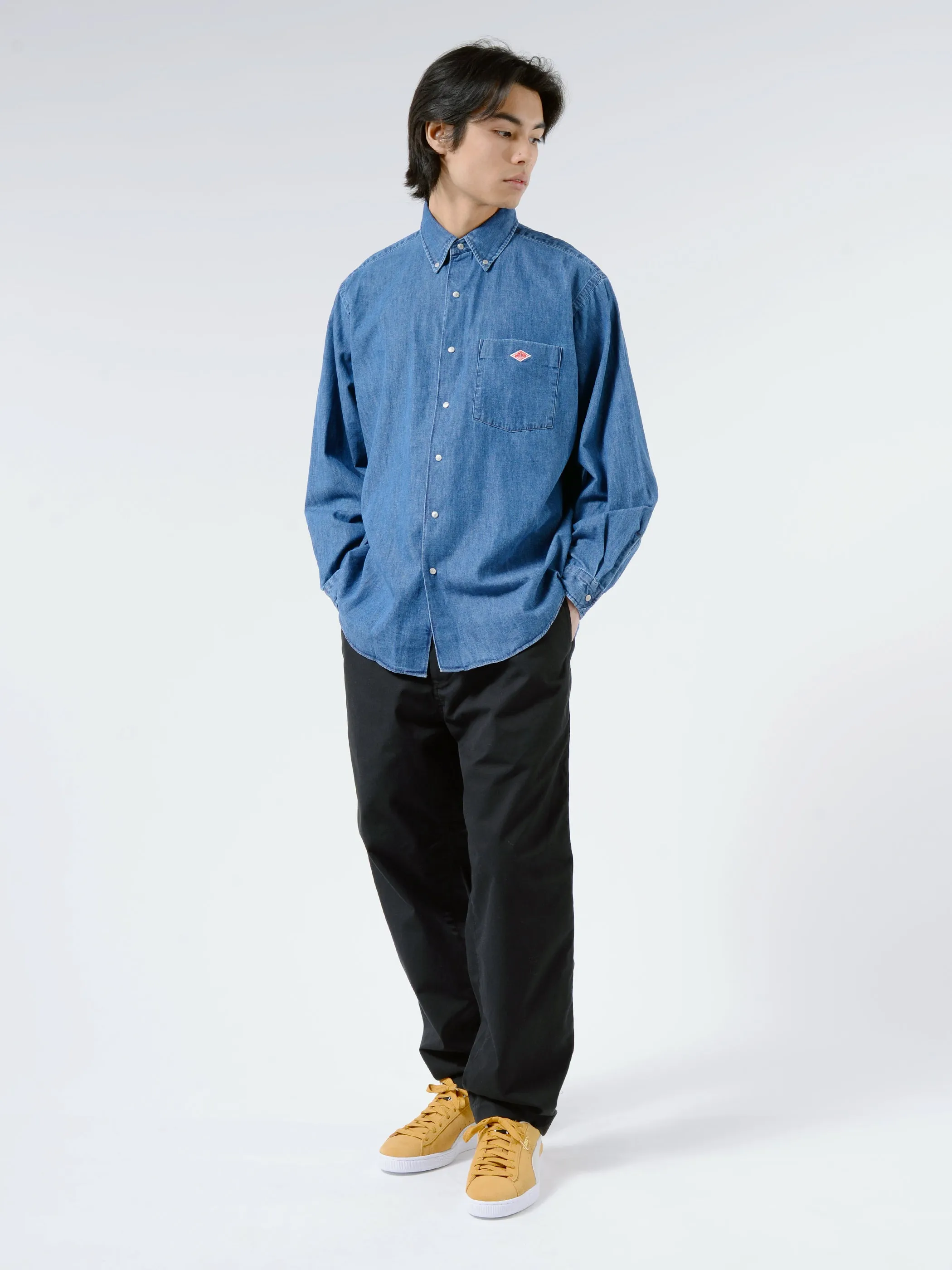 Men's Denim Dungaree B.D. Shirt sold by gravitypope product image thumbnail 2