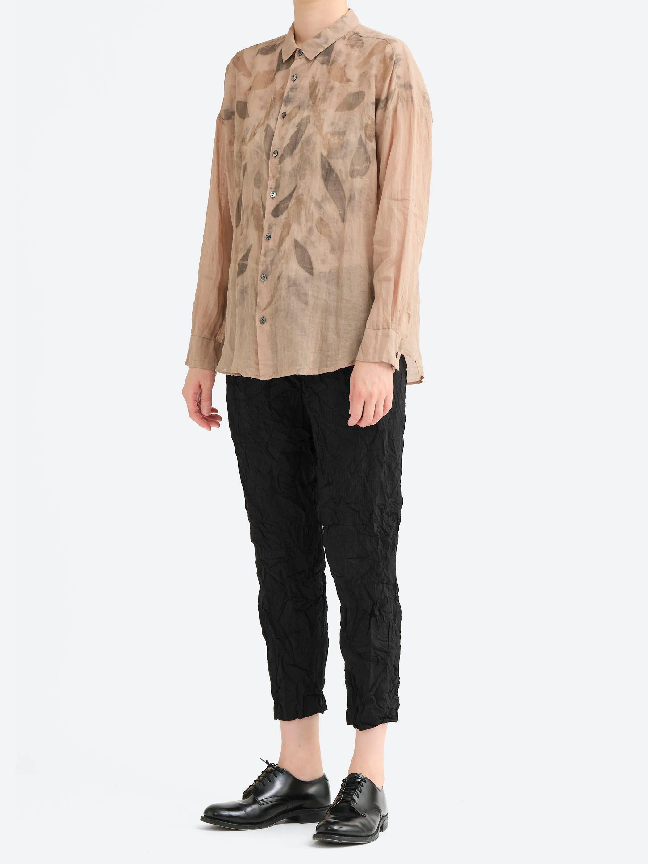 Washed Ramie Bundle Dye Blouse sold by gravitypope product image thumbnail 2
