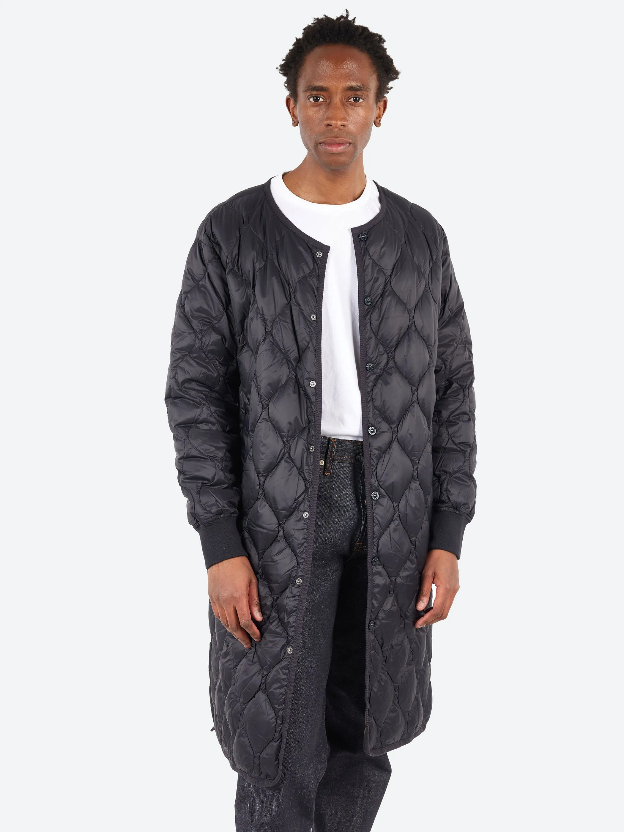 Military Crew Neck Long Down Jacket sold by gravitypope product image thumbnail 4