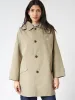 Women's 3-Layer Cloth Hooded Balmacaan Coat sold by gravitypope