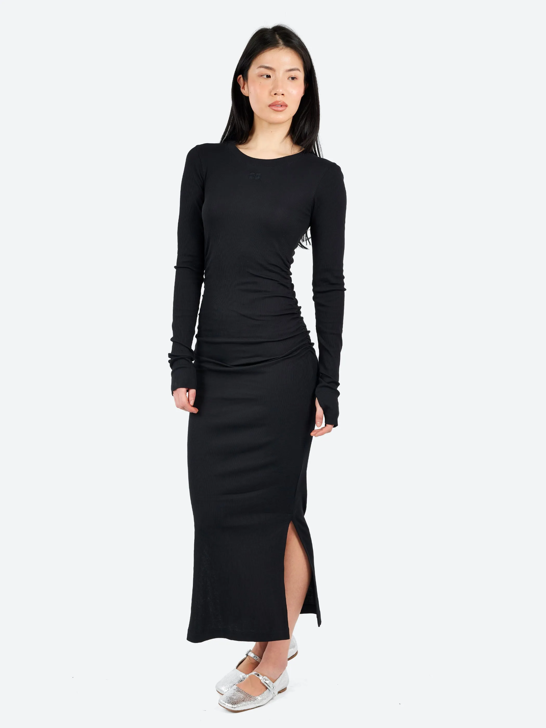 Rib Long Dress sold by gravitypope product image thumbnail 2
