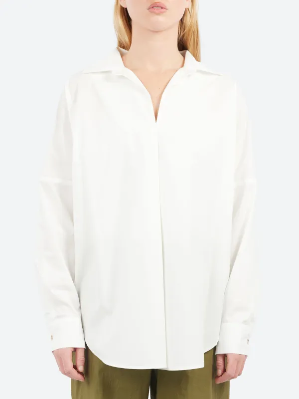 Over V-Neck Blouse sold by gravitypope