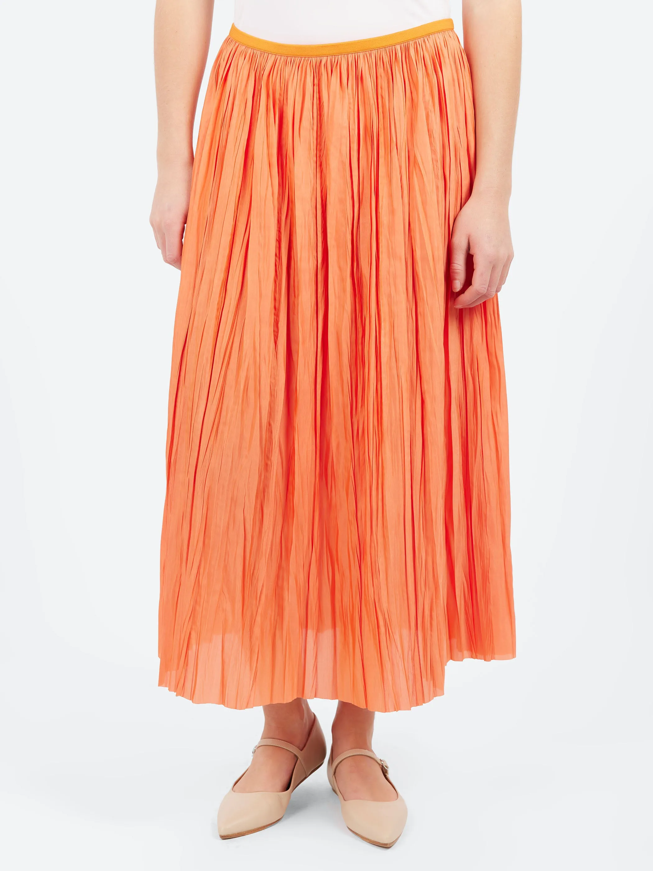 Plisse Midi Skirt sold by gravitypope product image thumbnail 4
