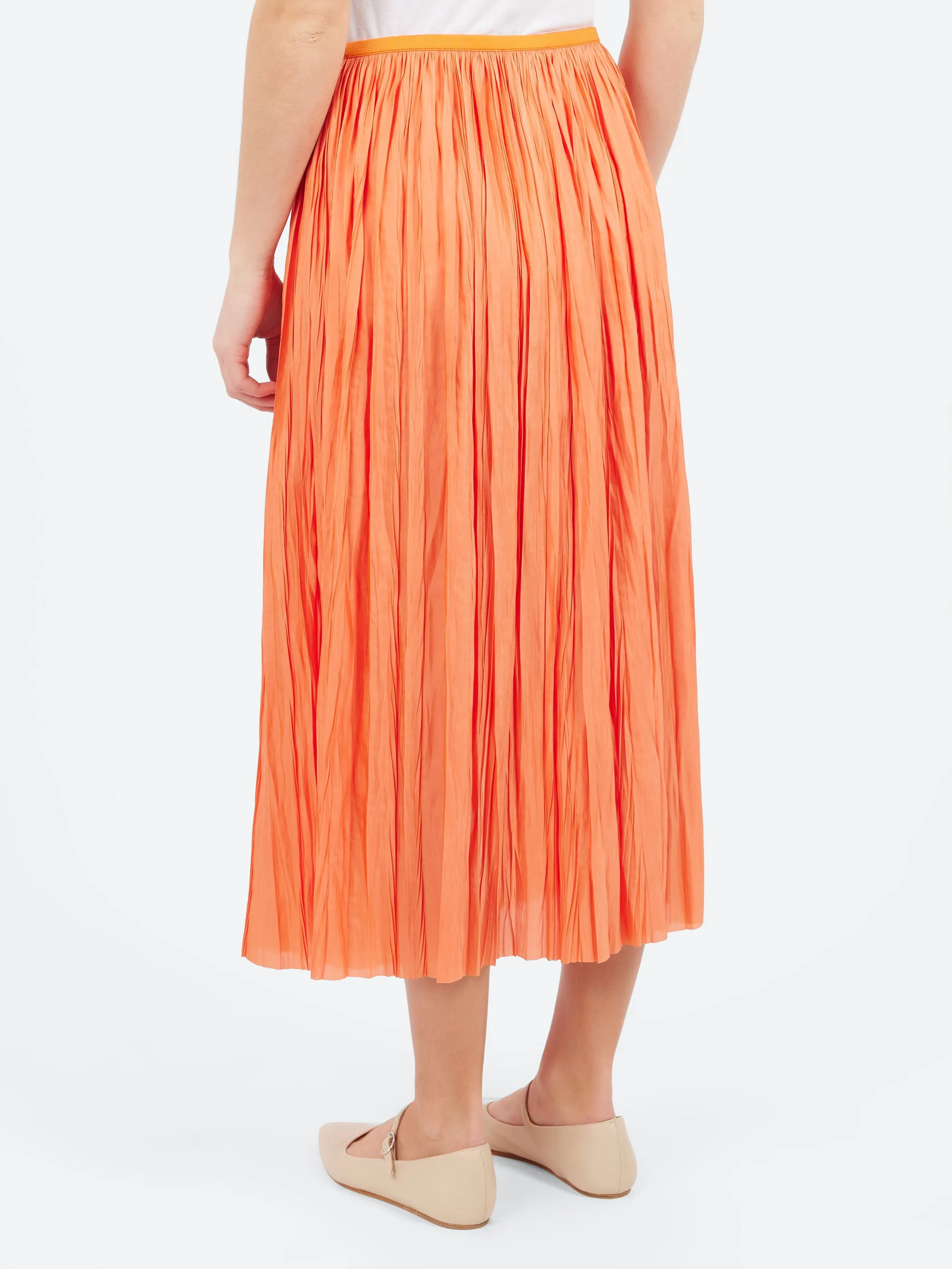 Plisse Midi Skirt sold by gravitypope product image thumbnail 3