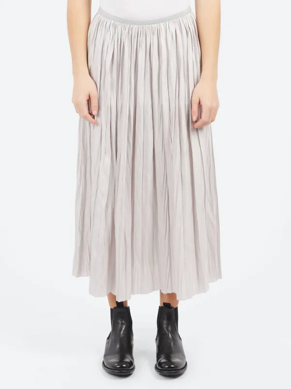 Plisse Midi Skirt sold by gravitypope