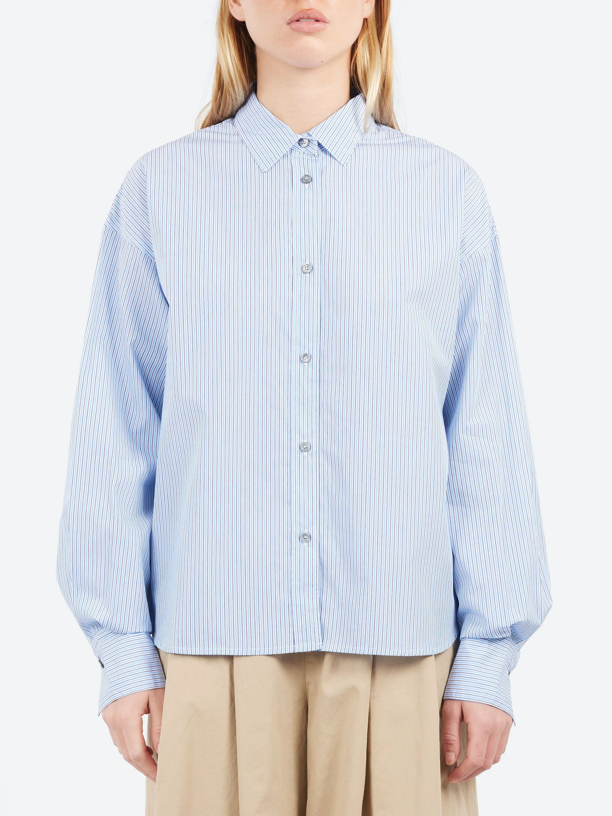 Striped Poplin Shirt sold by gravitypope