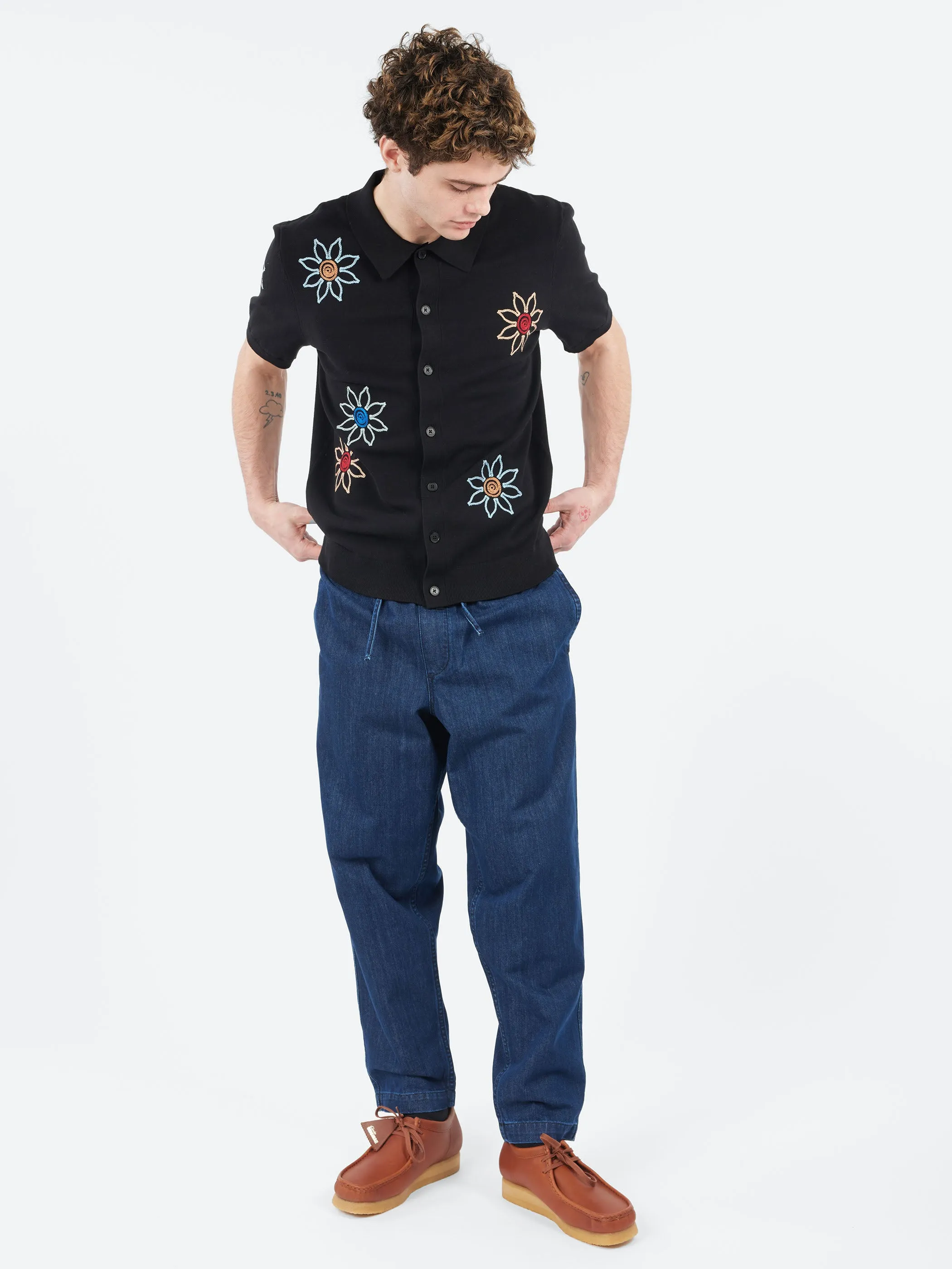 Tellaro Embroidered Knitted Cotton Polo sold by gravitypope product image thumbnail 3