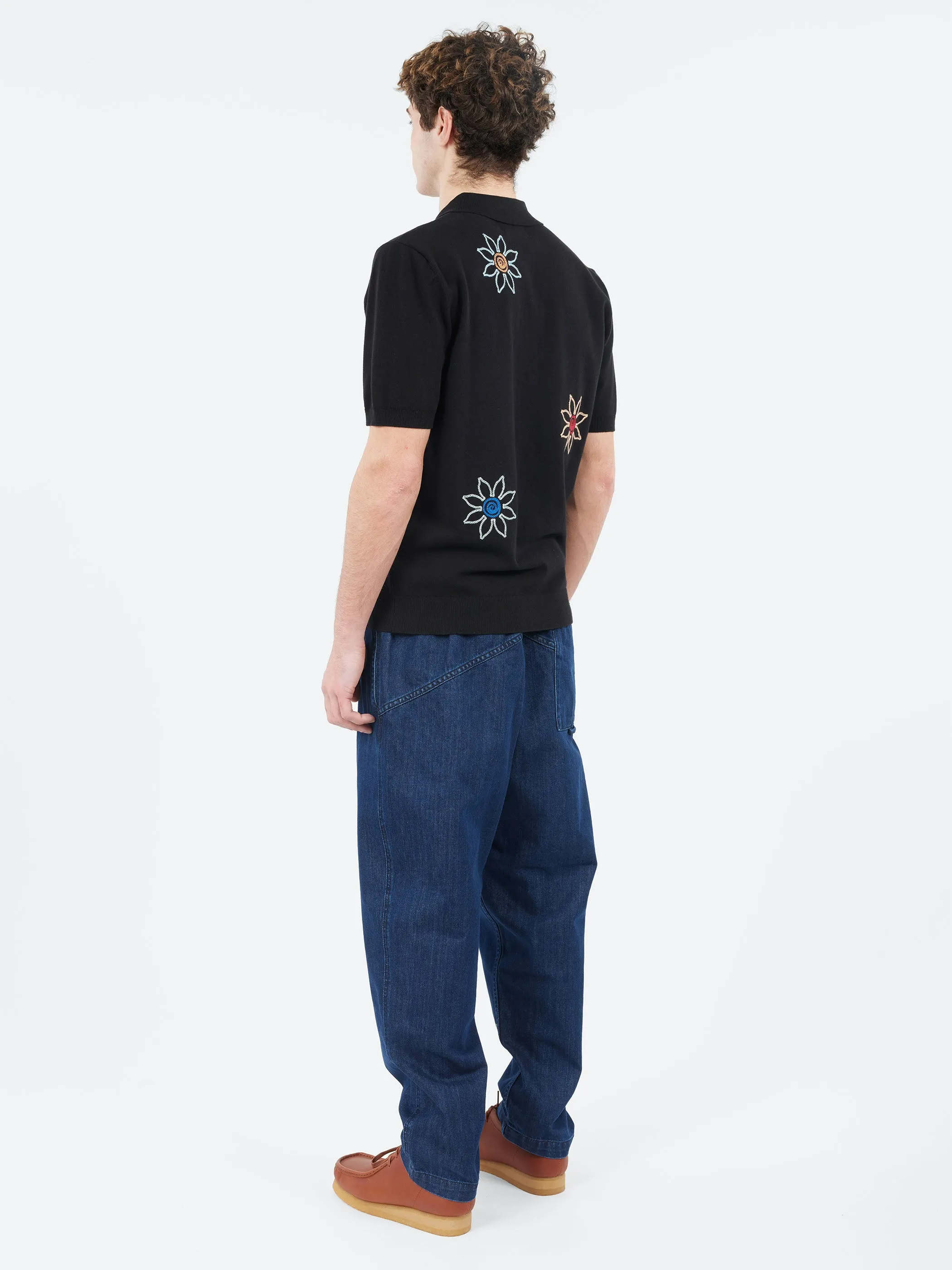 Tellaro Embroidered Knitted Cotton Polo sold by gravitypope product image thumbnail 4