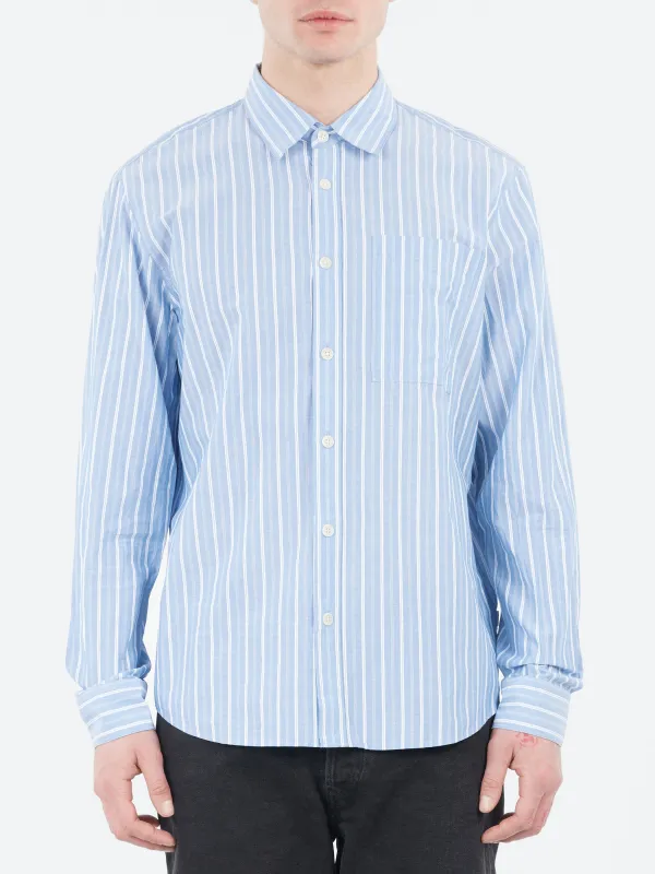 Rove Striped Cotton Poplin Shirt sold by gravitypope
