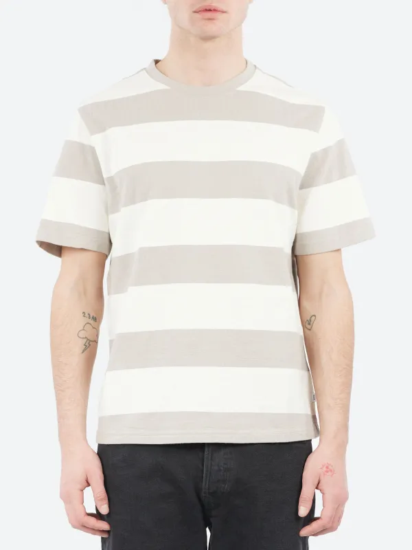 Dean Stripe Textured T-Shirt sold by gravitypope