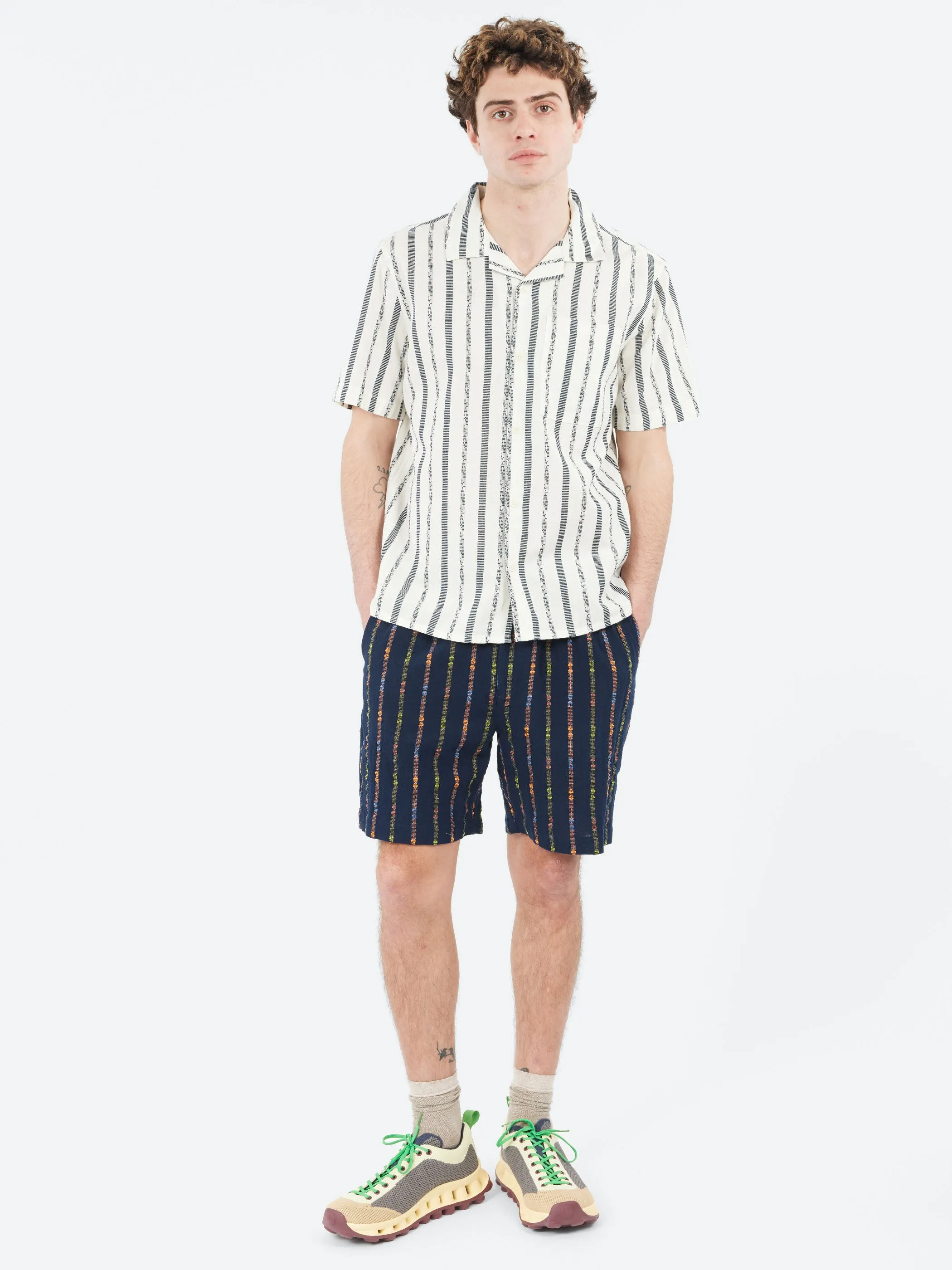 Didcot Fleck Stripe Short Sleeve Shirt sold by gravitypope product image thumbnail 2