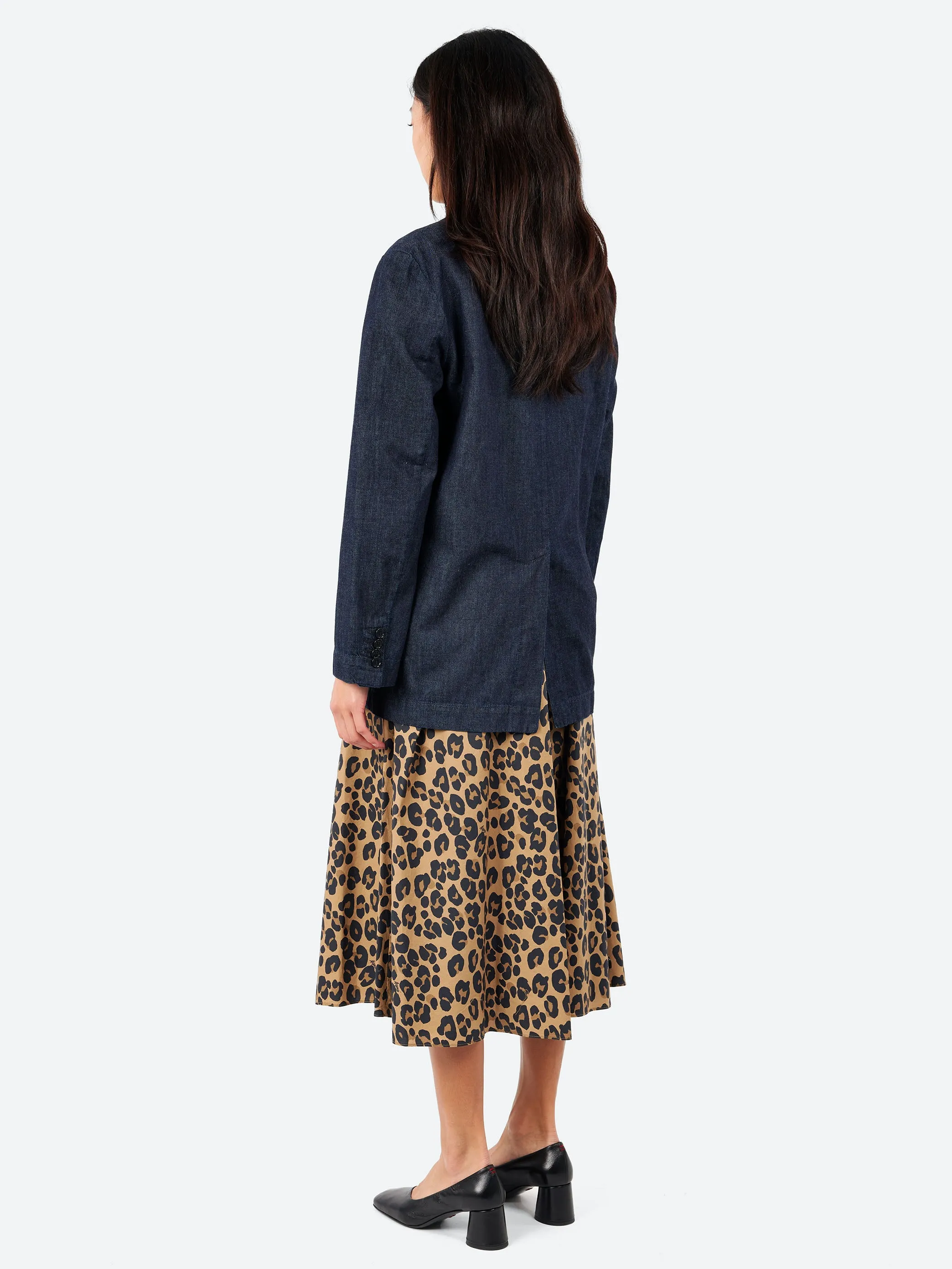 Cotton Denim Blazer sold by gravitypope product image thumbnail 3