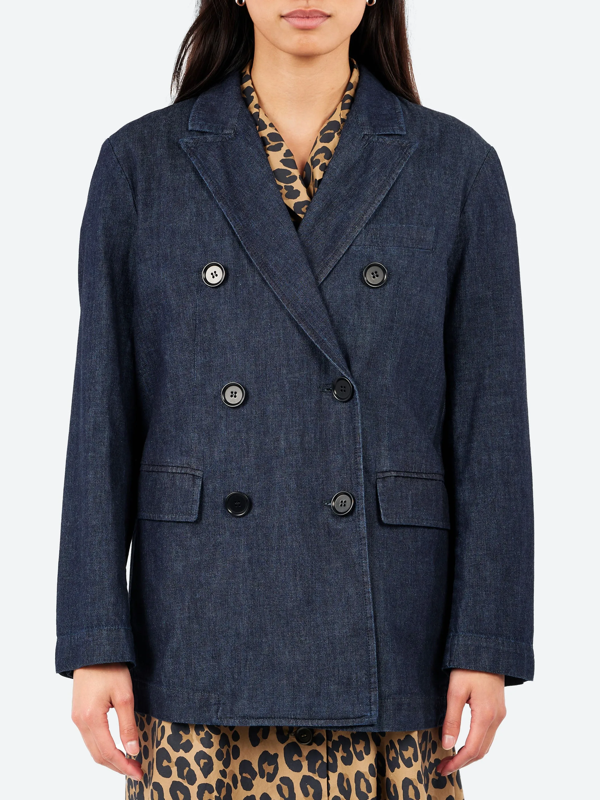 Cotton Denim Blazer sold by gravitypope