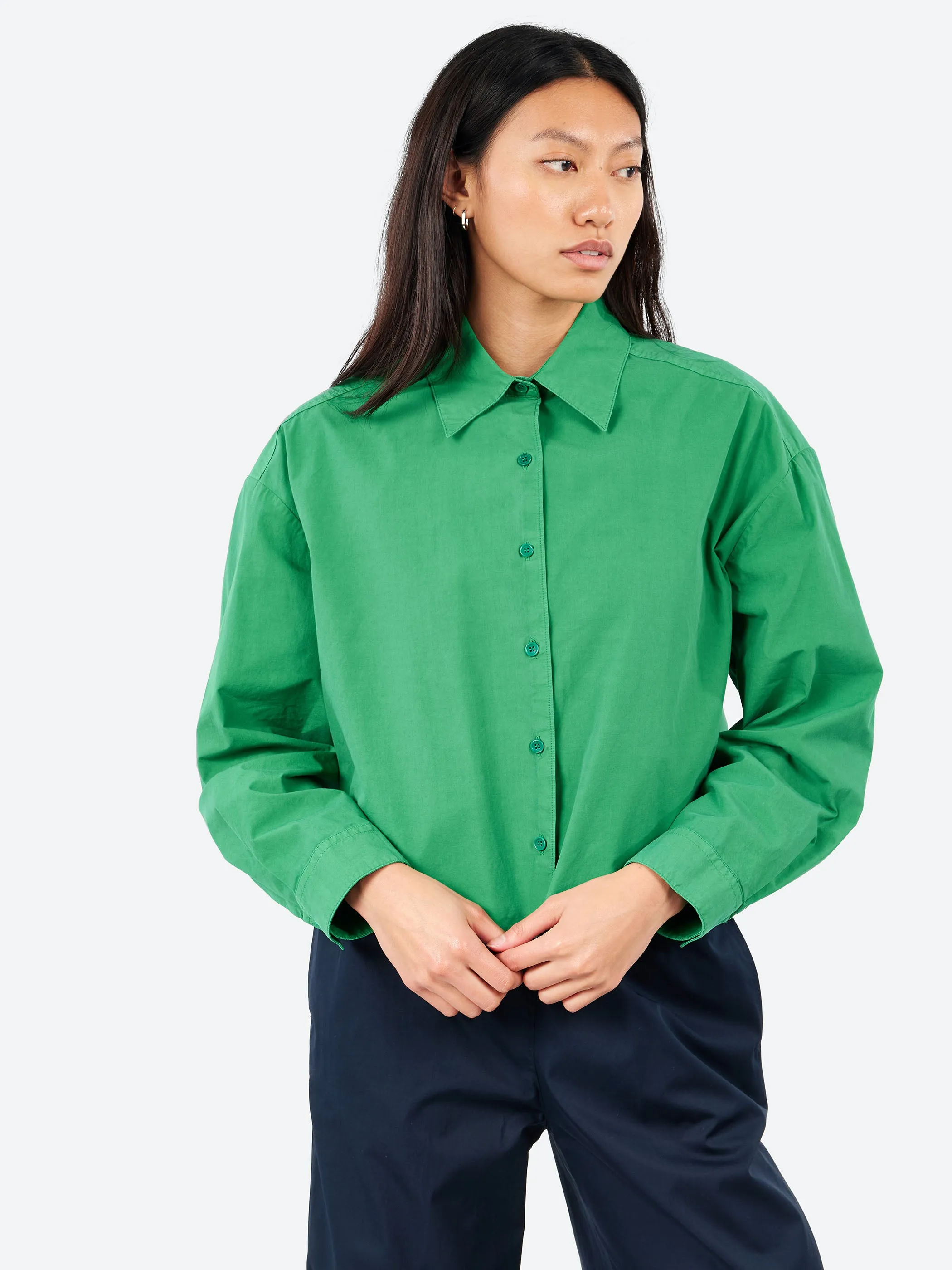 Cotton Poplin Shirt sold by gravitypope product image thumbnail 4