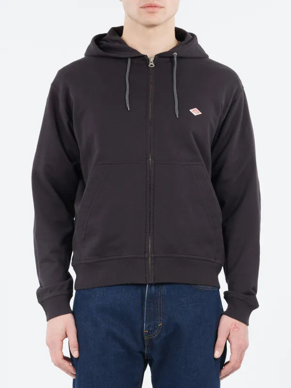 Cotton Terry Zip Hoodie made by Danton