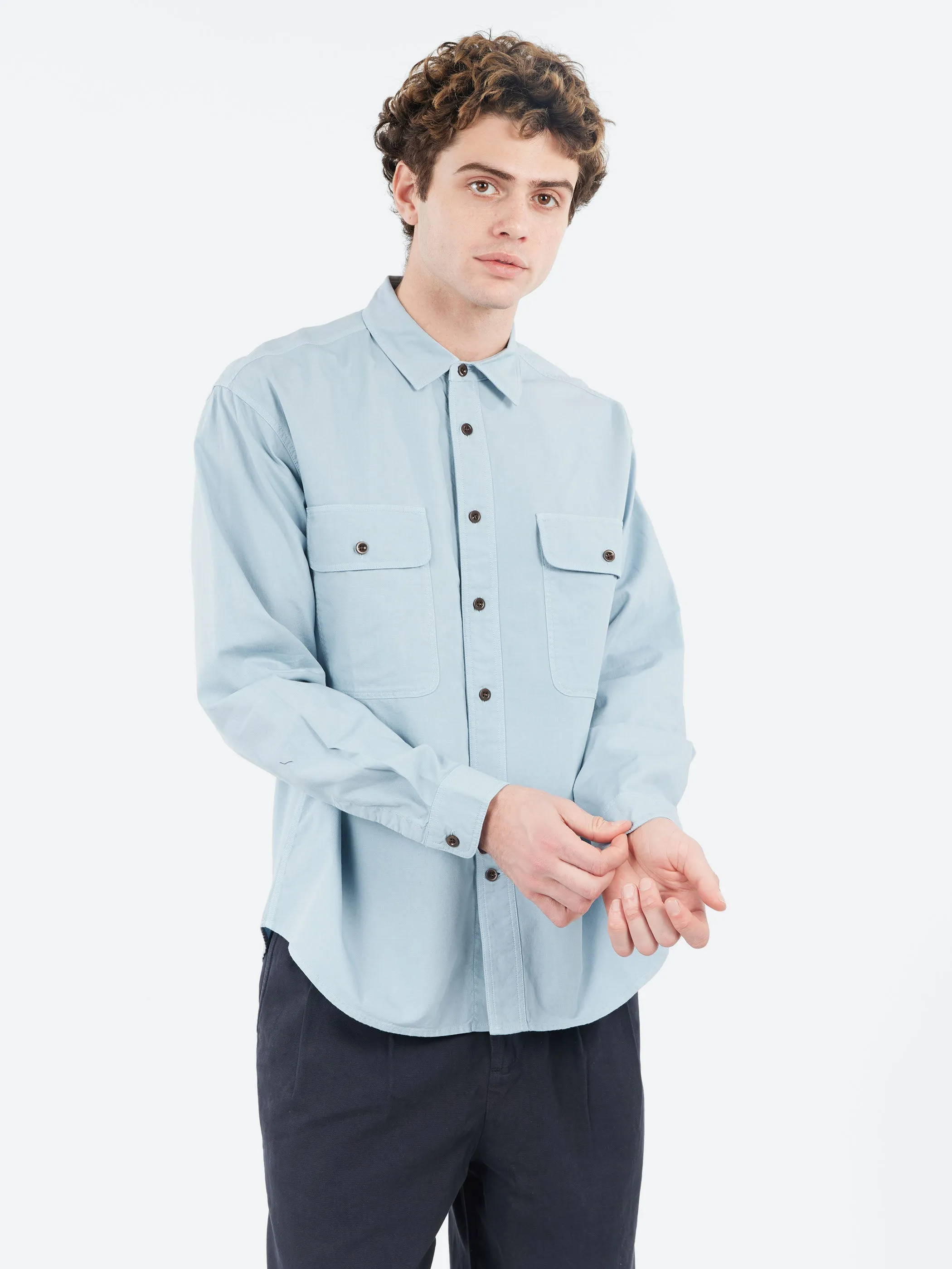 Garment Dyed Oxford Workwear Shirt sold by gravitypope product image thumbnail 4