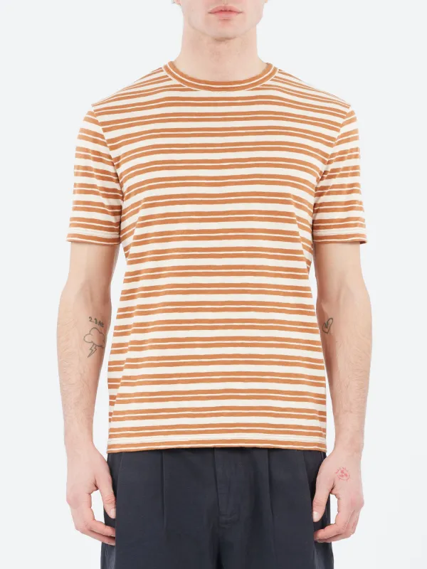 Theo Stripe Short Sleeve Tee sold by gravitypope