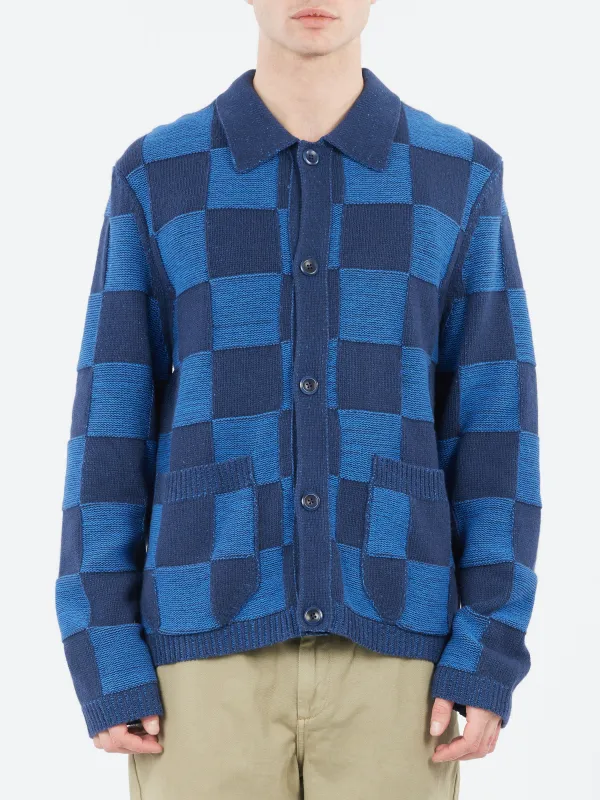 24時間以内発送【美品】YMC Rat Pack Knit Cardigan YMC Rat Pack Cardigan, Black – Glasswing