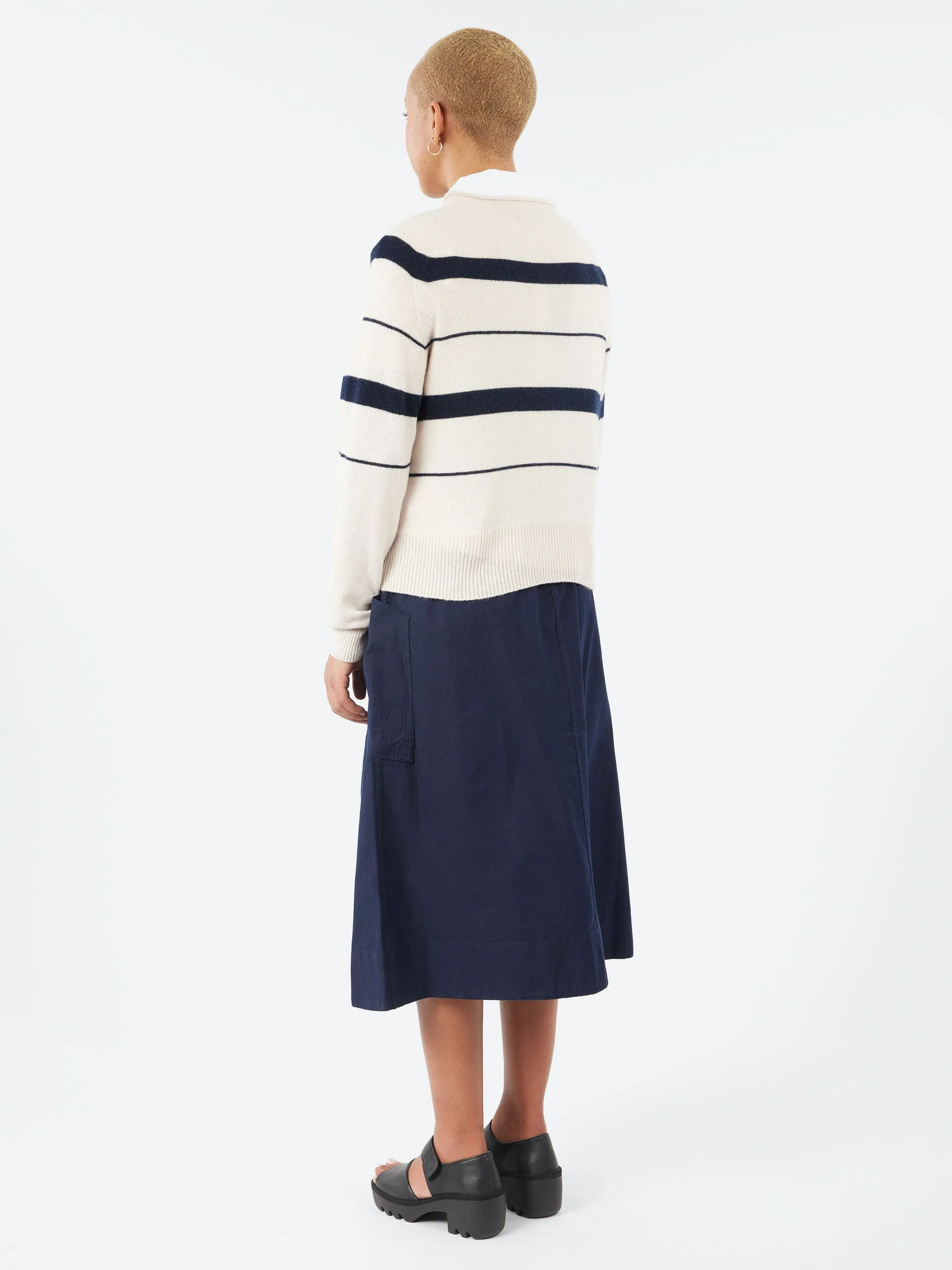 Striped Roll Edge Jumper sold by gravitypope product image thumbnail 3