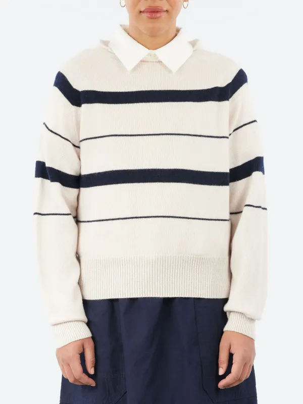 Striped Roll Edge Jumper sold by gravitypope
