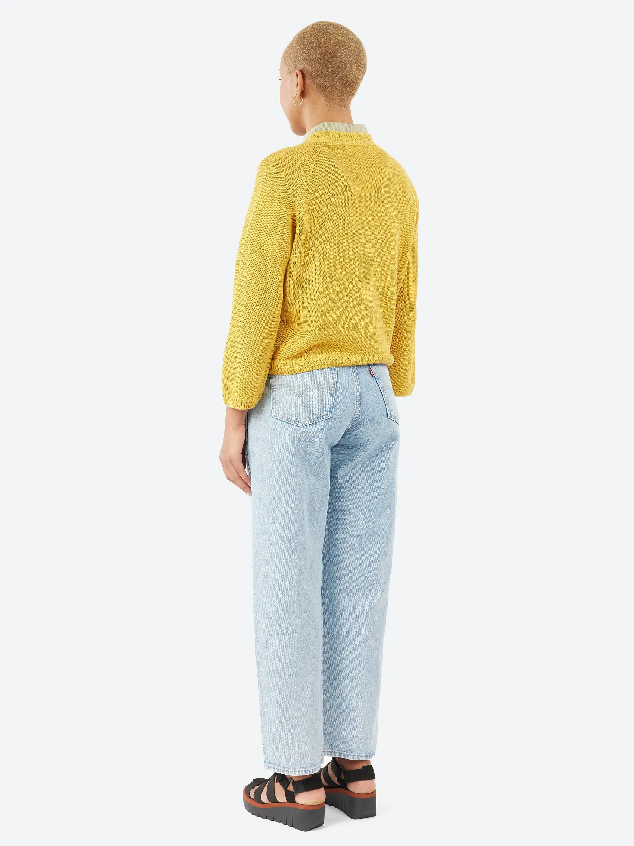 Linen Knit Cardigan sold by gravitypope product image thumbnail 3