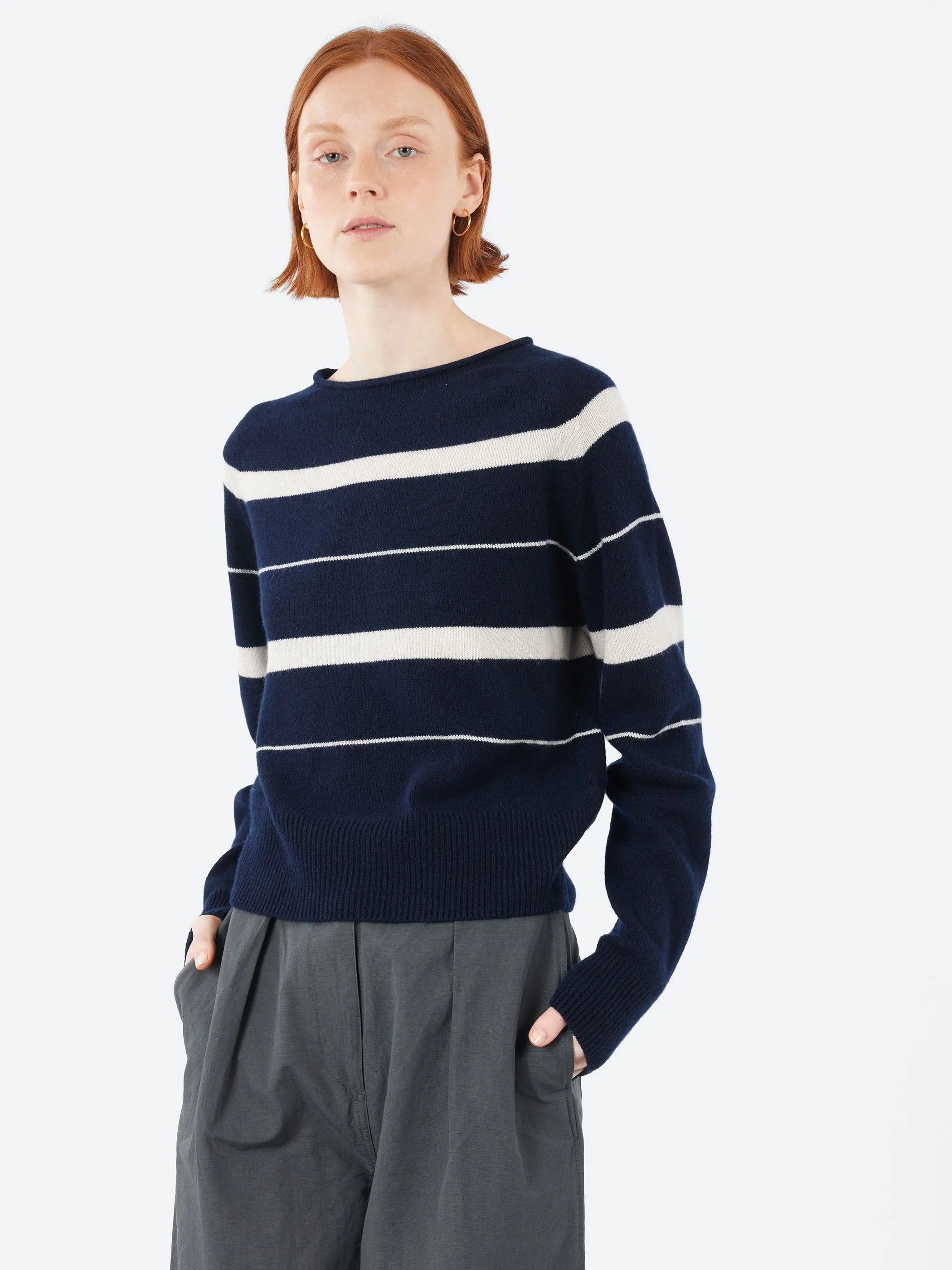 Striped Roll Edge Jumper sold by gravitypope product image thumbnail 4