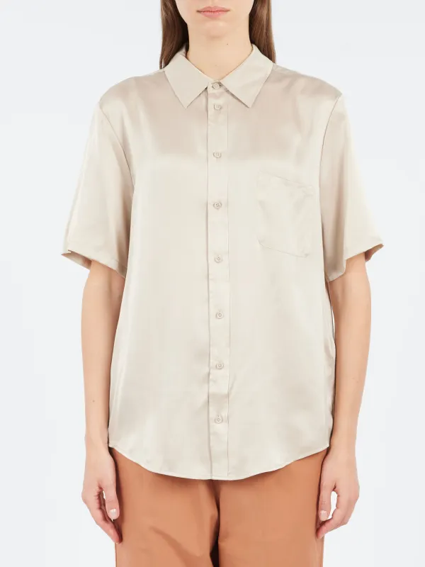 Short Sleeve Boyfriend Shirt sold by gravitypope