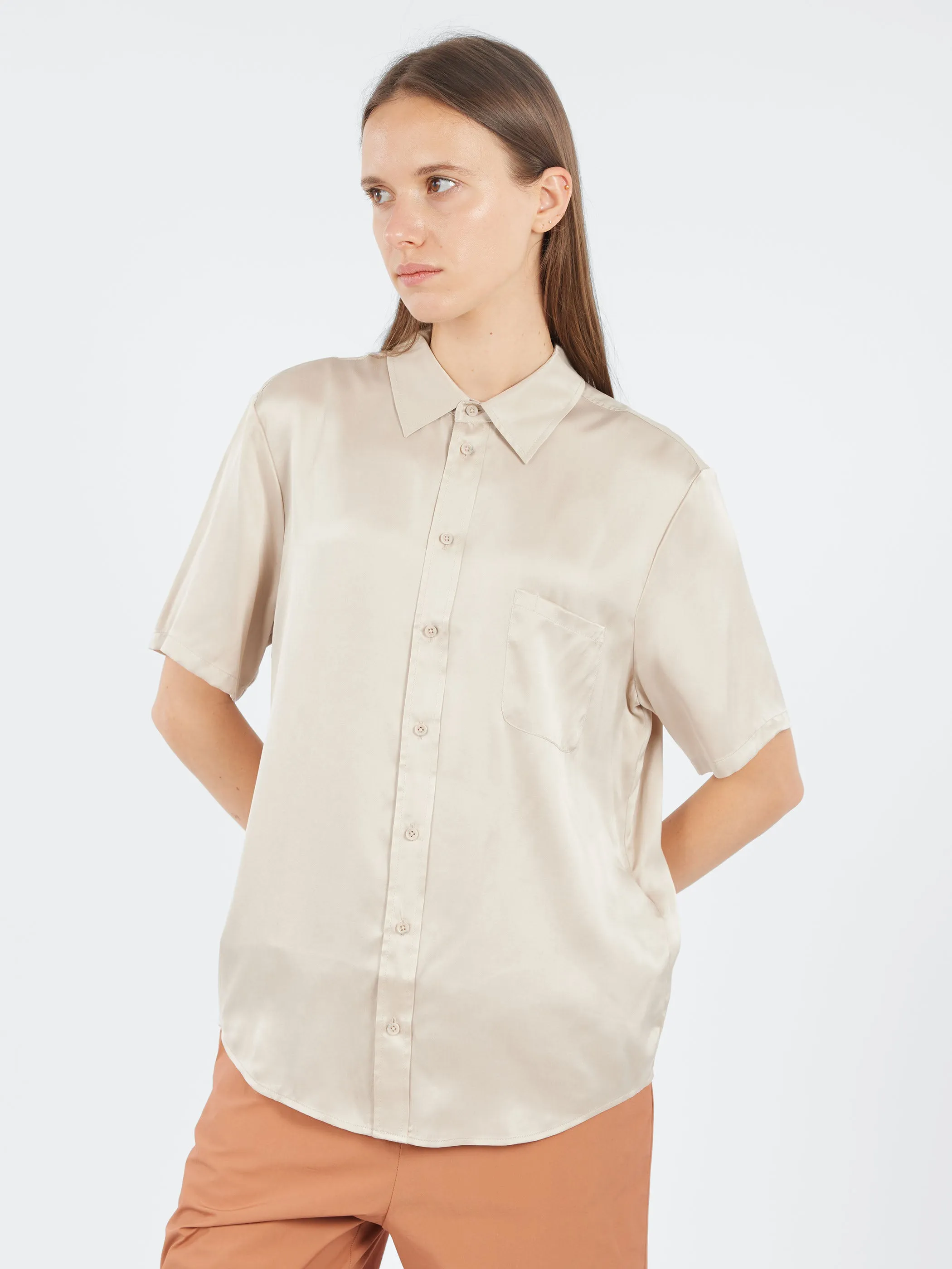 Short Sleeve Boyfriend Shirt sold by gravitypope product image thumbnail 4