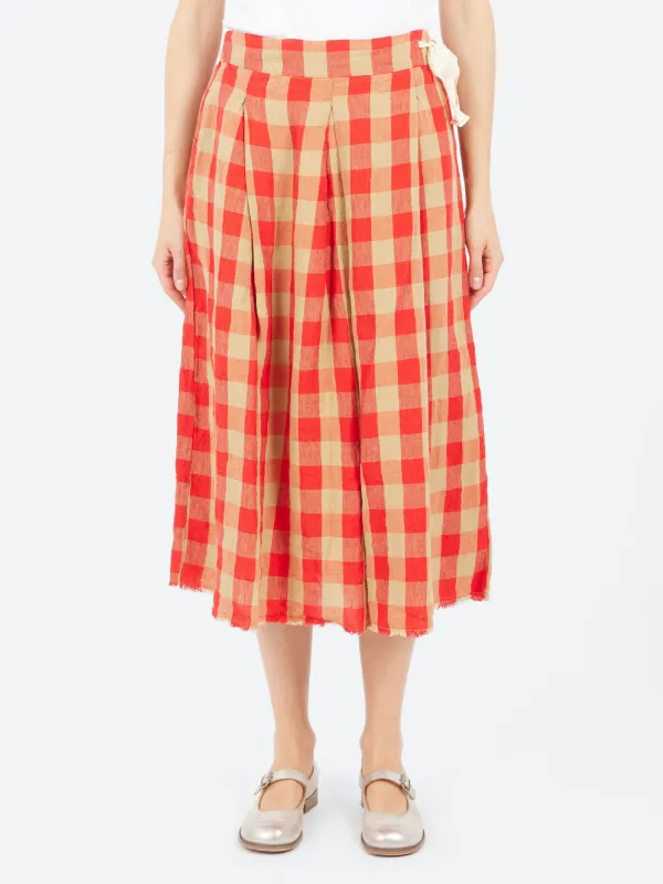Big Gingham Skirt sold by gravitypope