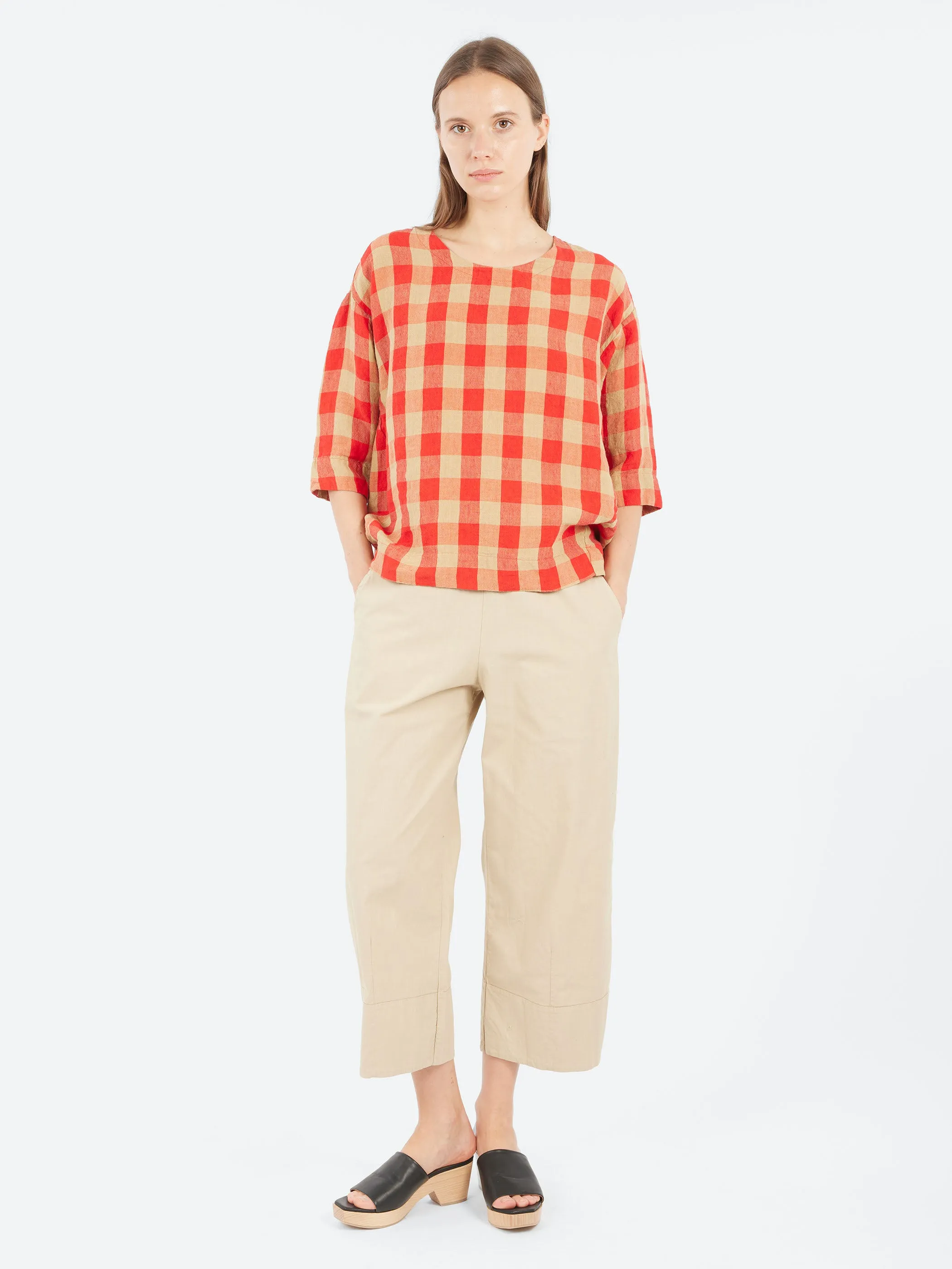 Big Gingham Blouse sold by gravitypope product image thumbnail 4