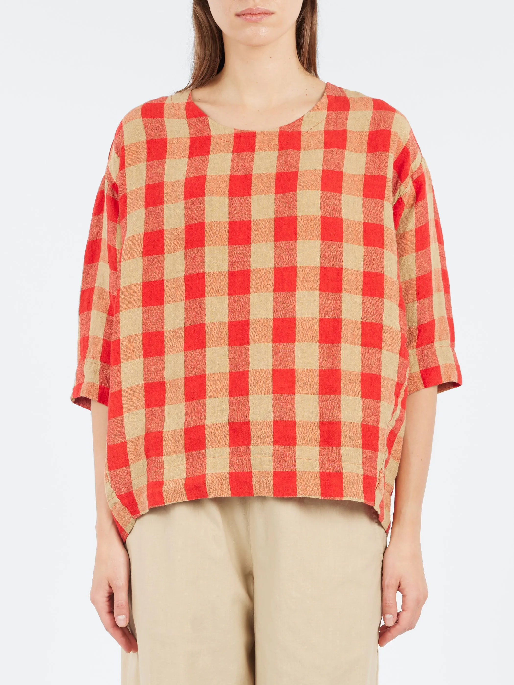 Big Gingham Blouse sold by gravitypope