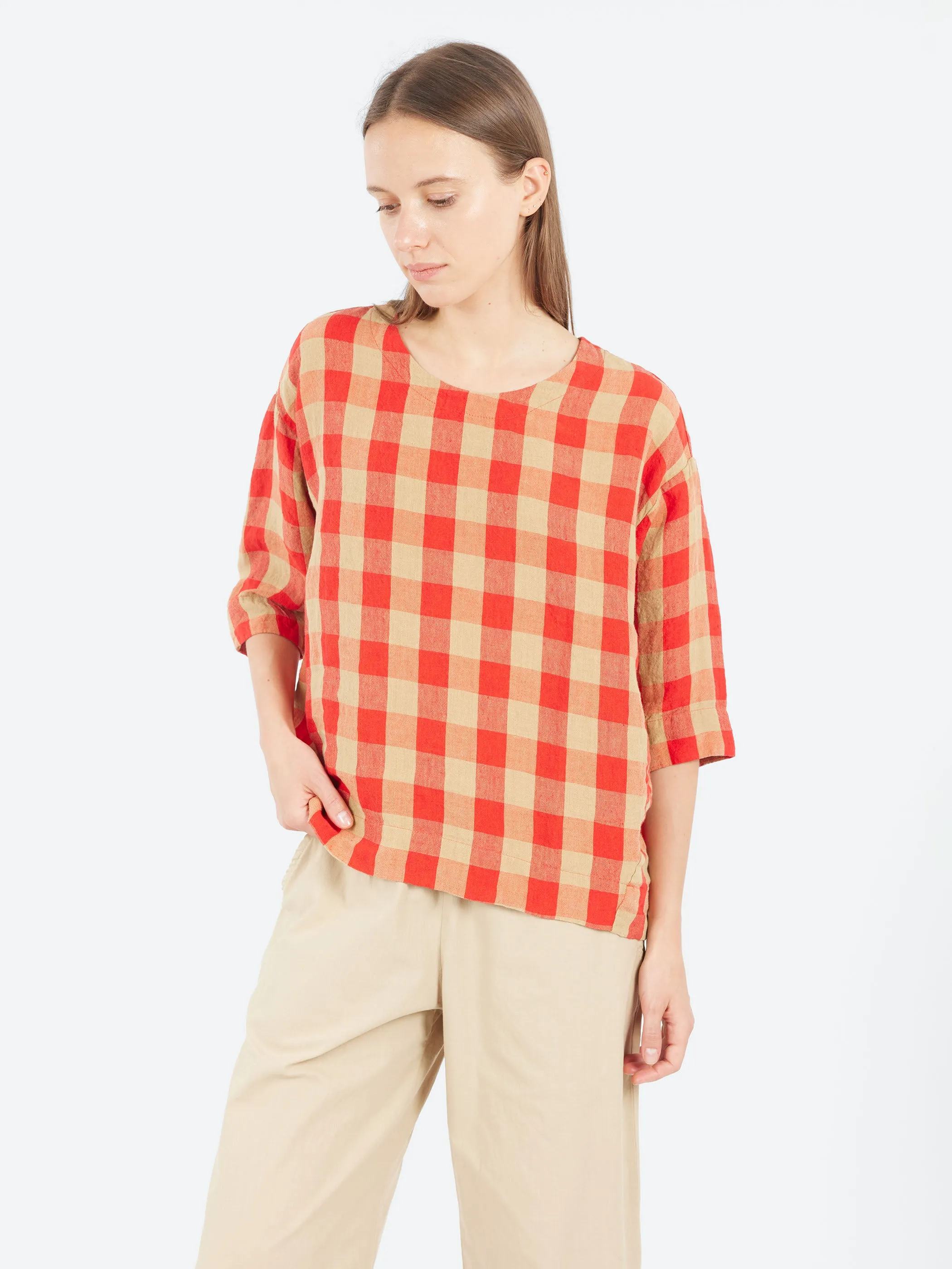Big Gingham Blouse sold by gravitypope product image thumbnail 2