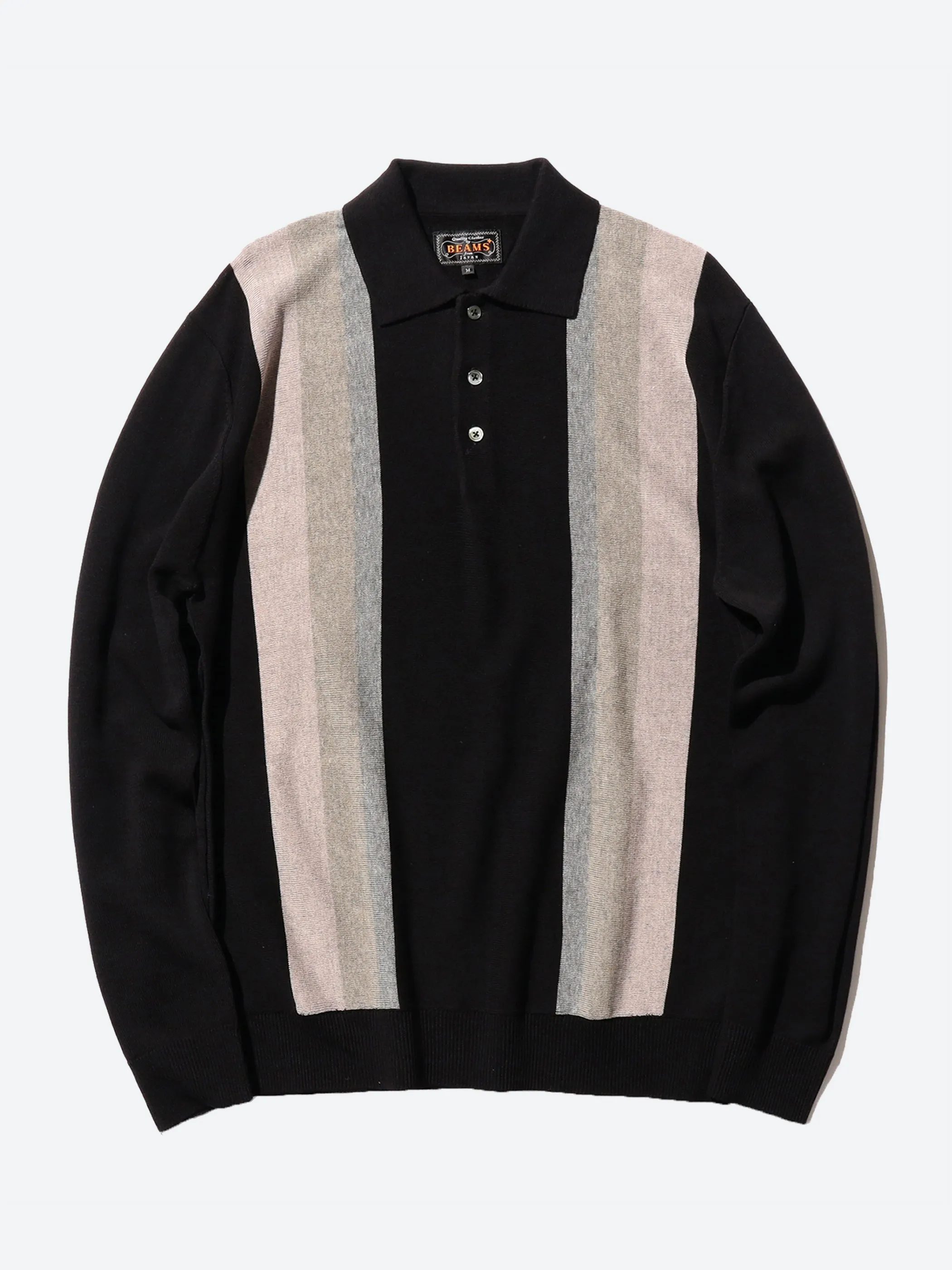 Stripe Knit Polo sold by gravitypope