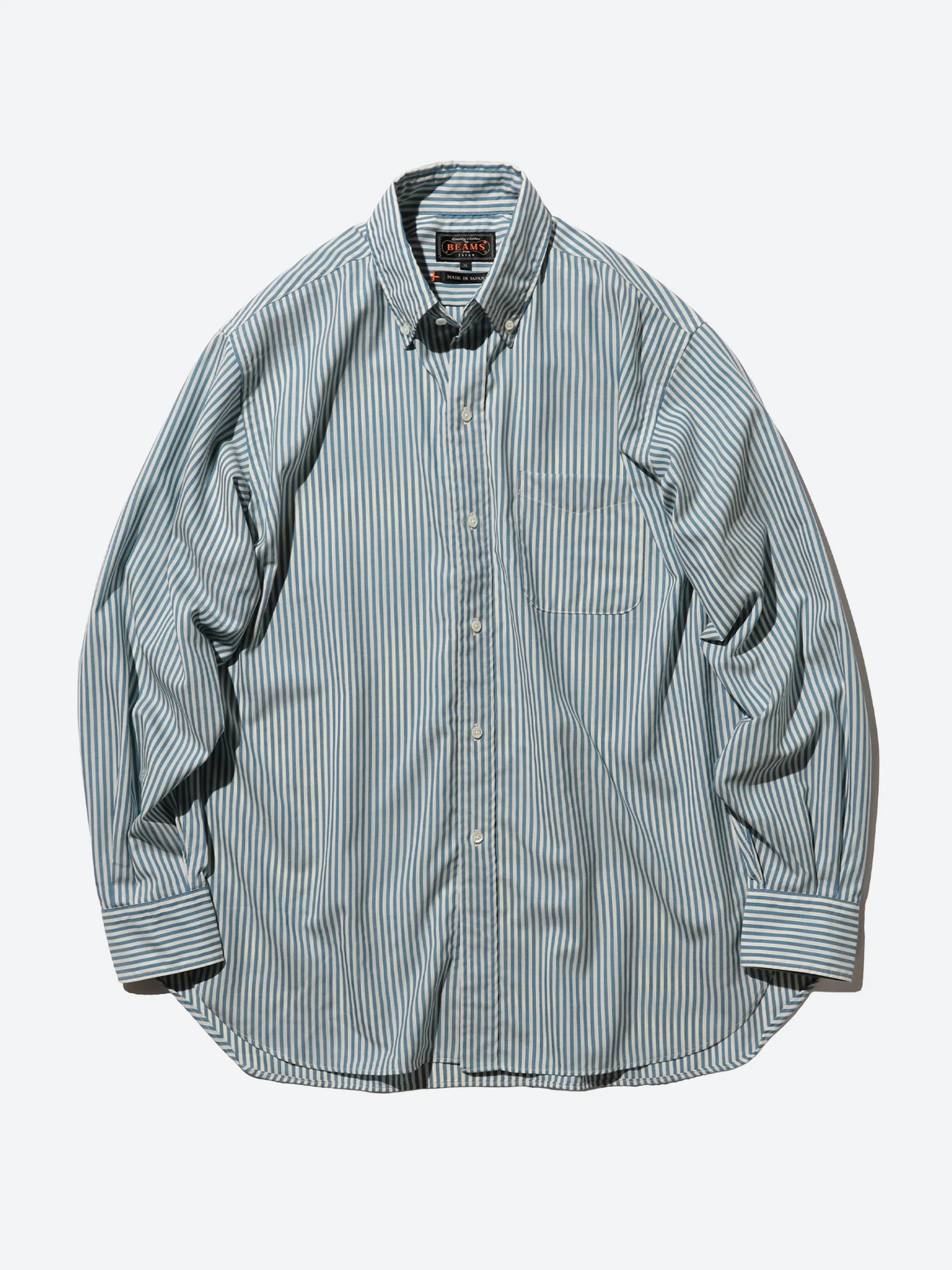 Classic Fit Wool Stripe Button Down Shirt sold by gravitypope