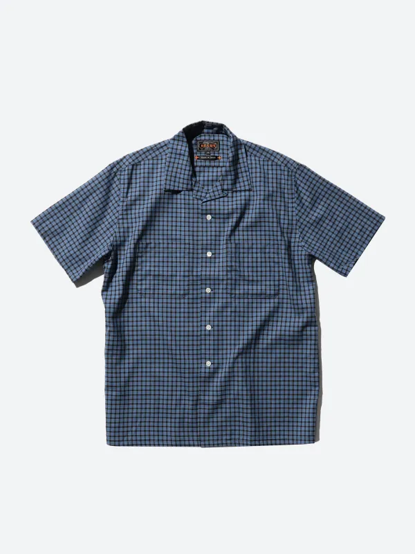 Plaid Open Collar Short Sleeve Shirt sold by gravitypope