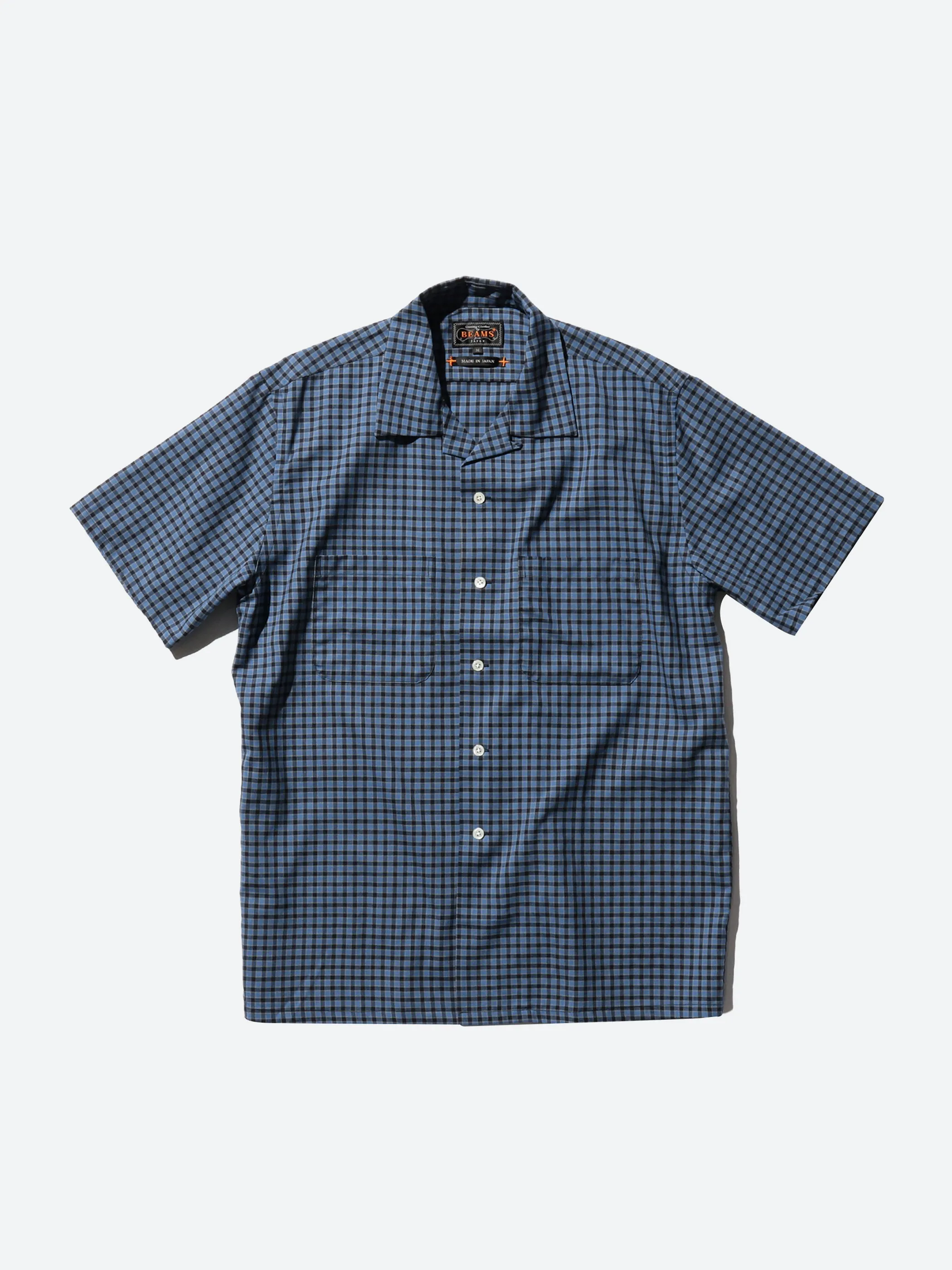 Plaid Open Collar Short Sleeve Shirt sold by gravitypope