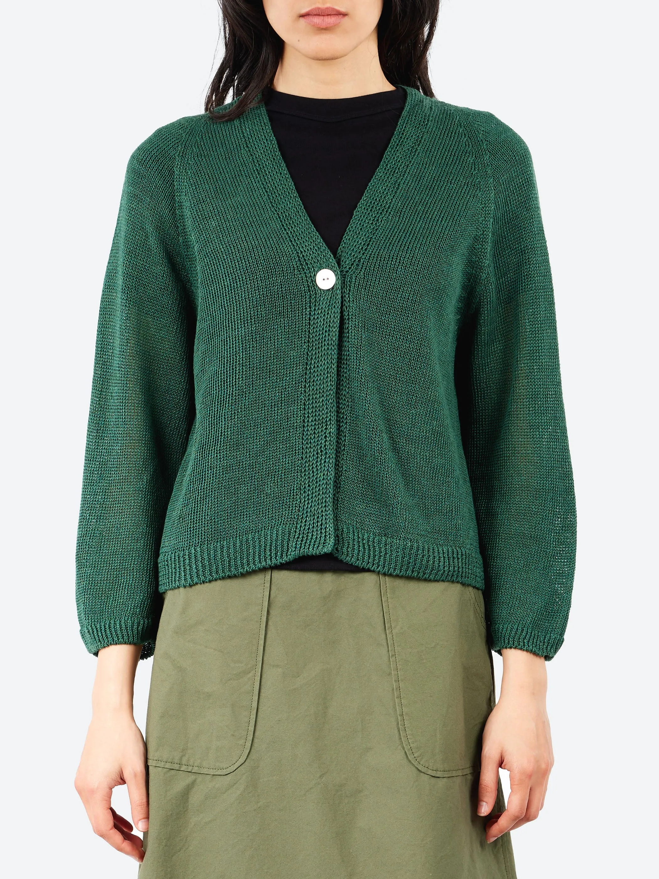 Linen Knit Cardigan sold by gravitypope