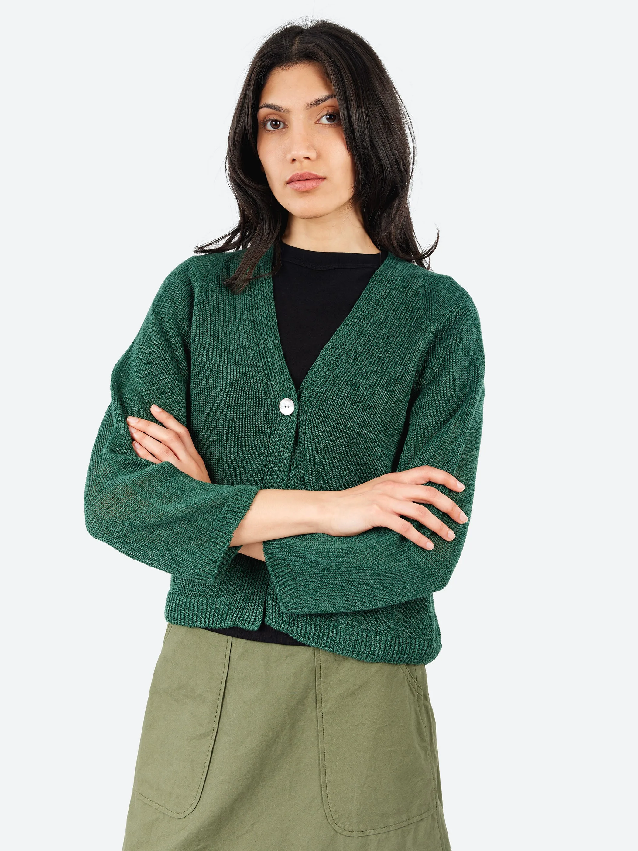 Linen Knit Cardigan sold by gravitypope product image thumbnail 4