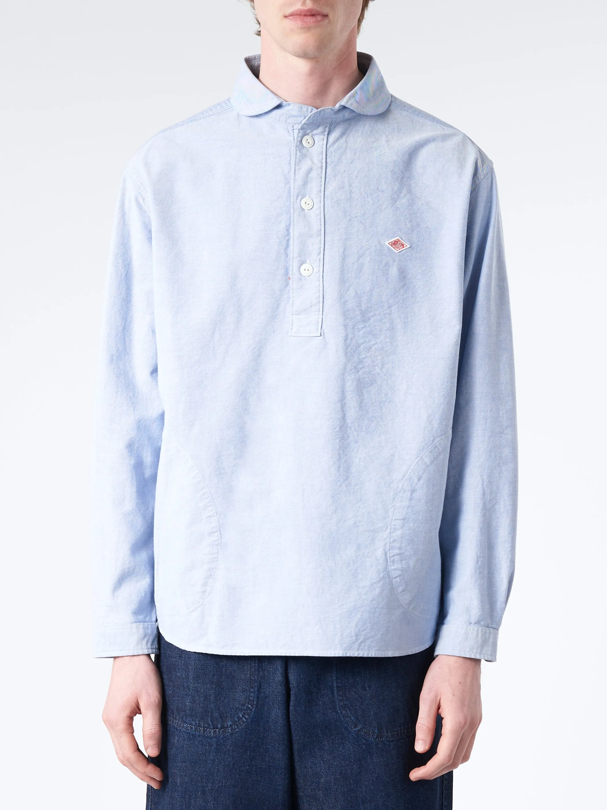 Oxford Round Collar Pullover Shirt sold by gravitypope