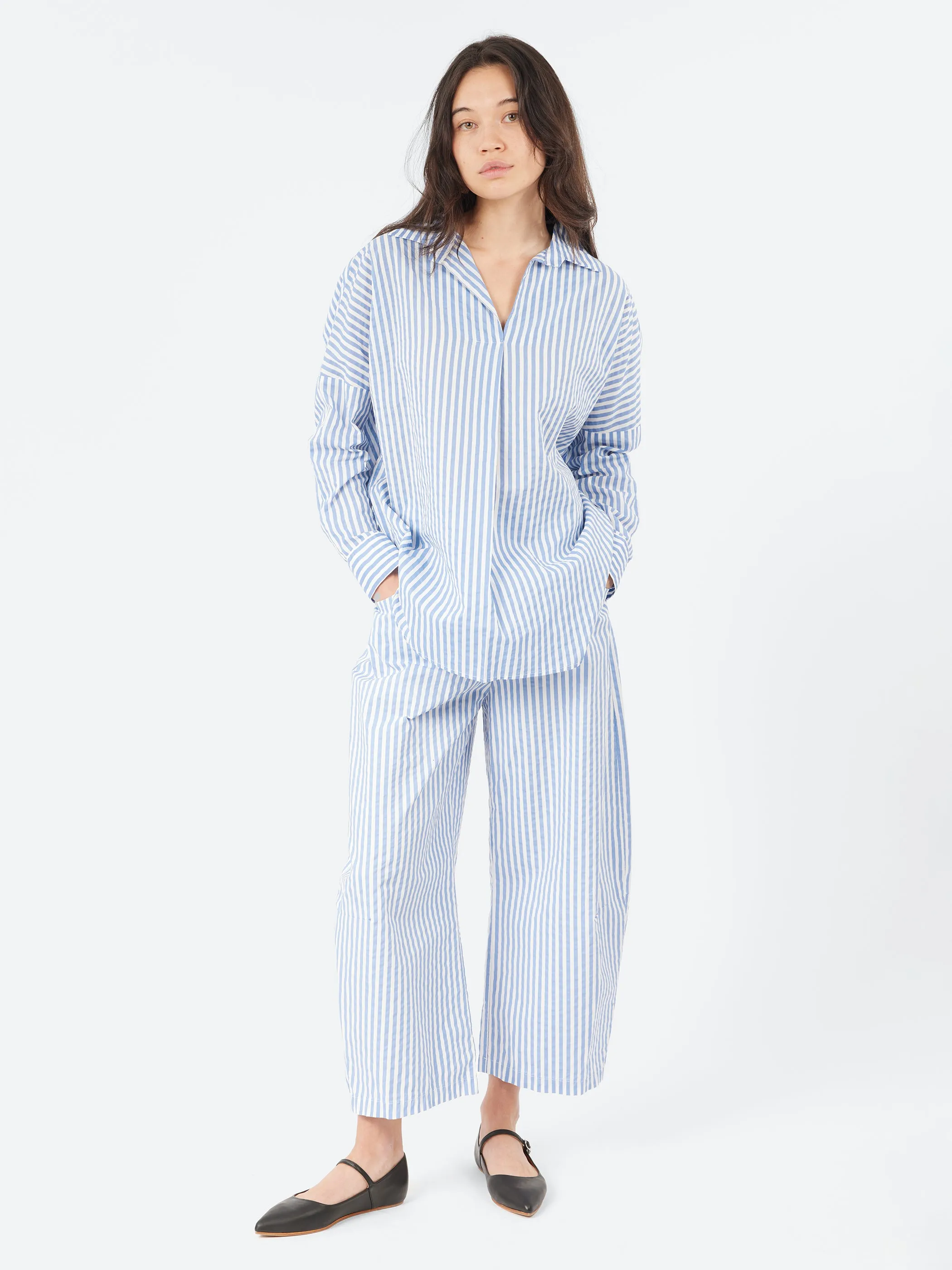 Over V-Neck Blouse sold by gravitypope product image thumbnail 2