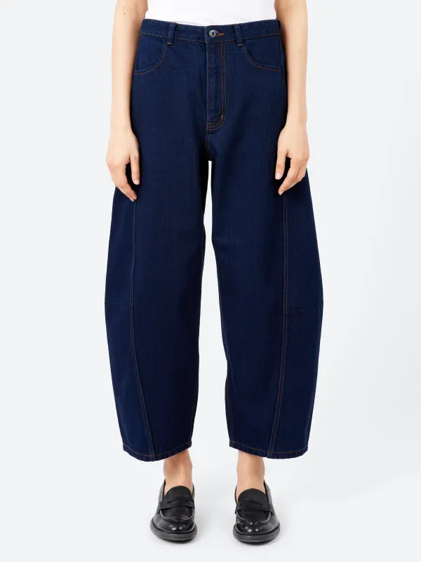 Twisted Seam Denim Trousers sold by gravitypope