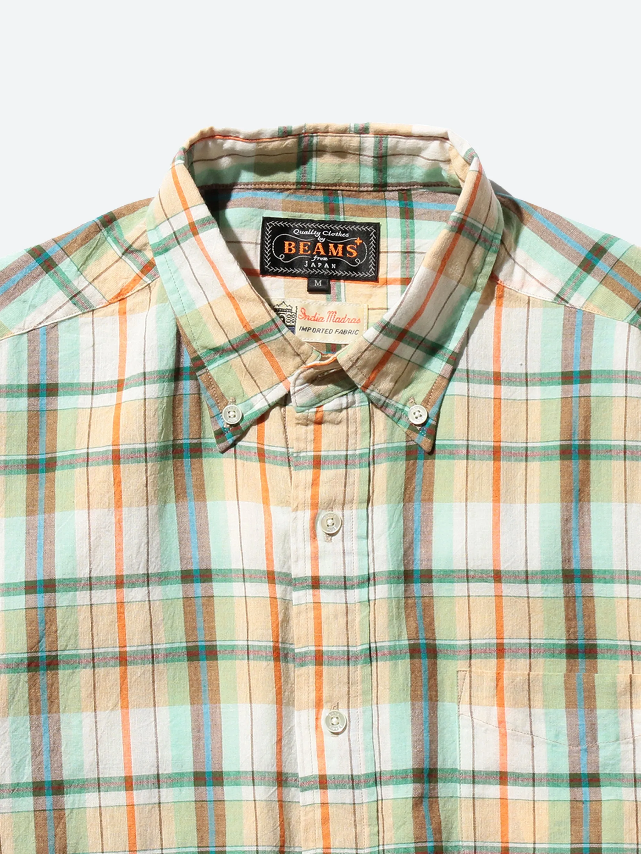 Madras Button Down Shirt sold by gravitypope product image thumbnail 3