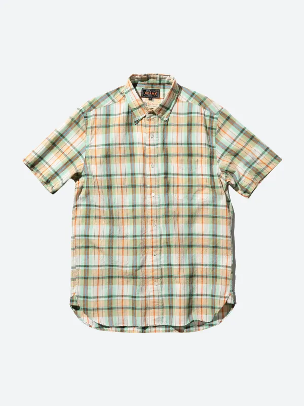 Madras Button Down Shirt sold by gravitypope