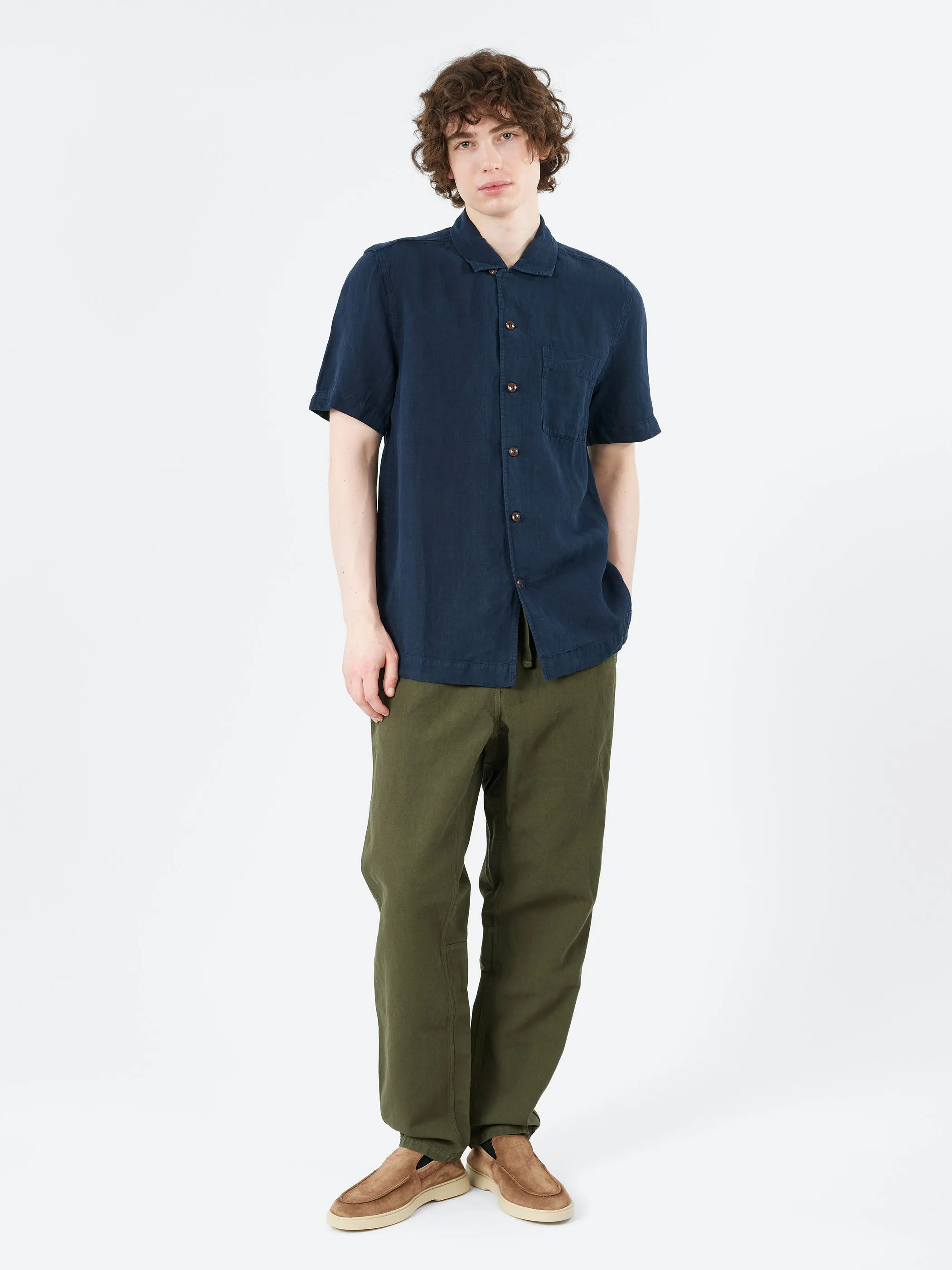 Linen Short Sleeve Shirt sold by gravitypope product image thumbnail 4